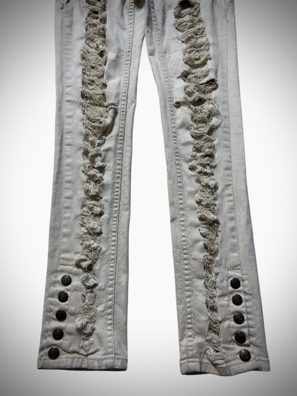 If Six Was Nine 2000’s D.I.A Spec - Distressed Skinny Heisei-era Punk Style Size 27" / US 4 / IT 40 - 4 Thumbnail