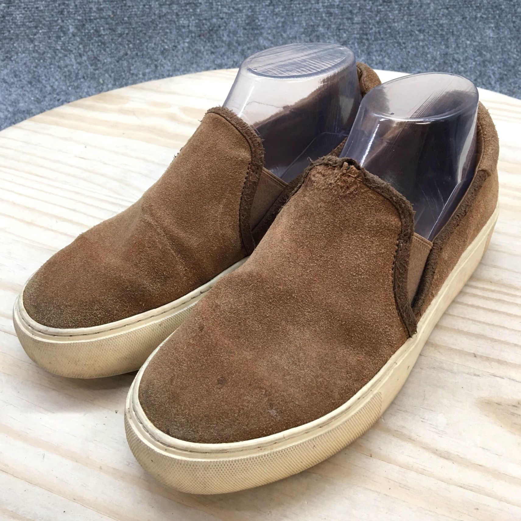 Ugg UGG Jass Casual Slip On Sneakers Womens 7.5 Brown Suede Low Top Shoes W Footwear Size M / US 6-8 / IT 42-44 - 3 Thumbnail