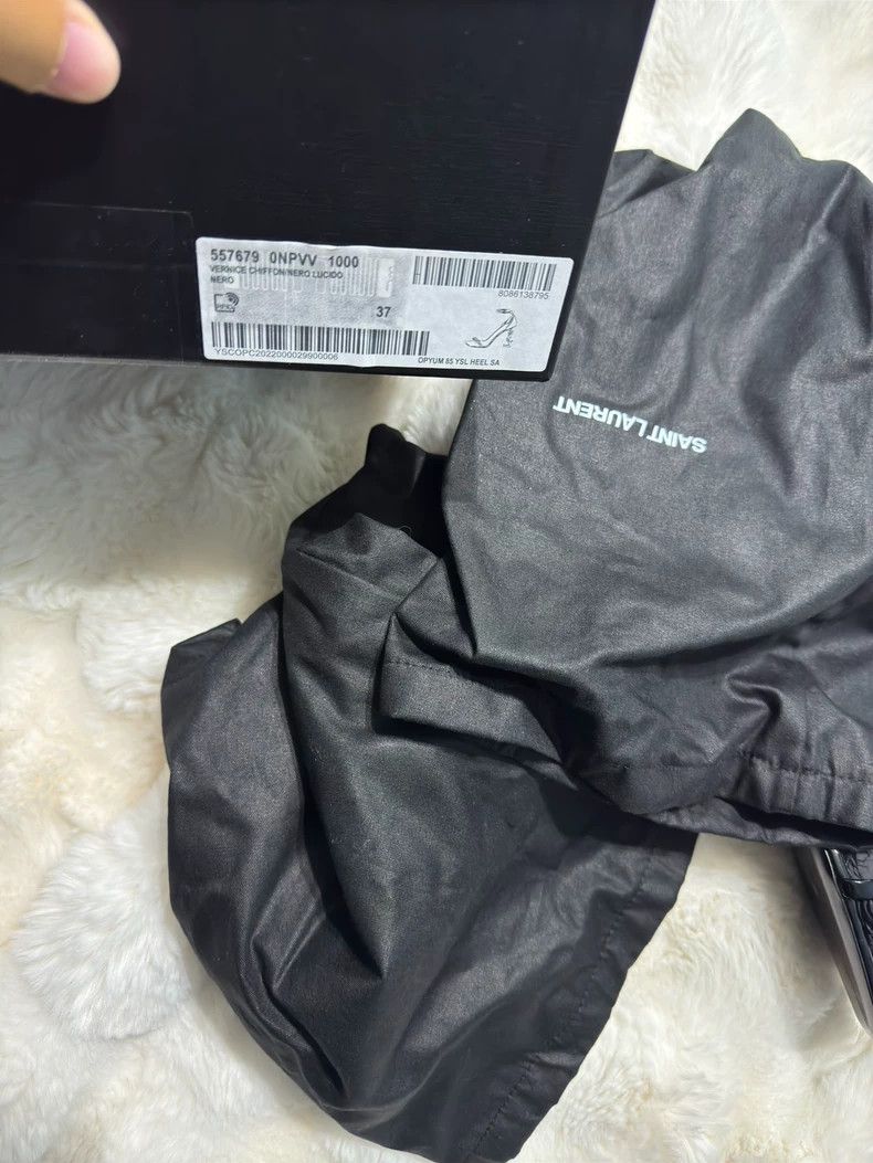 Saint Laurent Paris Saint Laurent Paris High heels with logo heels Size US 6.5 / IT 36.5 - 7 Thumbnail