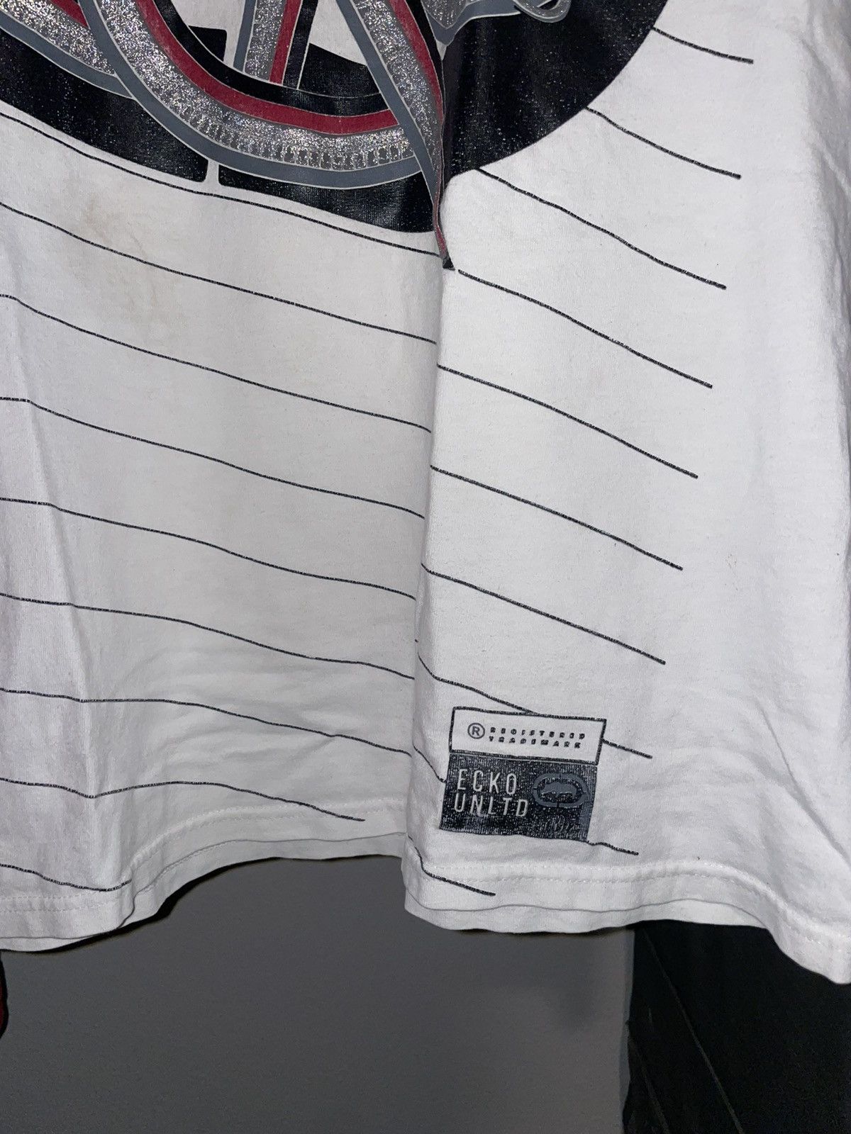 Ecko Unltd. × Marc Ecko × Southpole ECKO UNLTD. Vintage Rhino T shirt White paper short sleeve Size US M / EU 48-50 / 2 - 7 Thumbnail