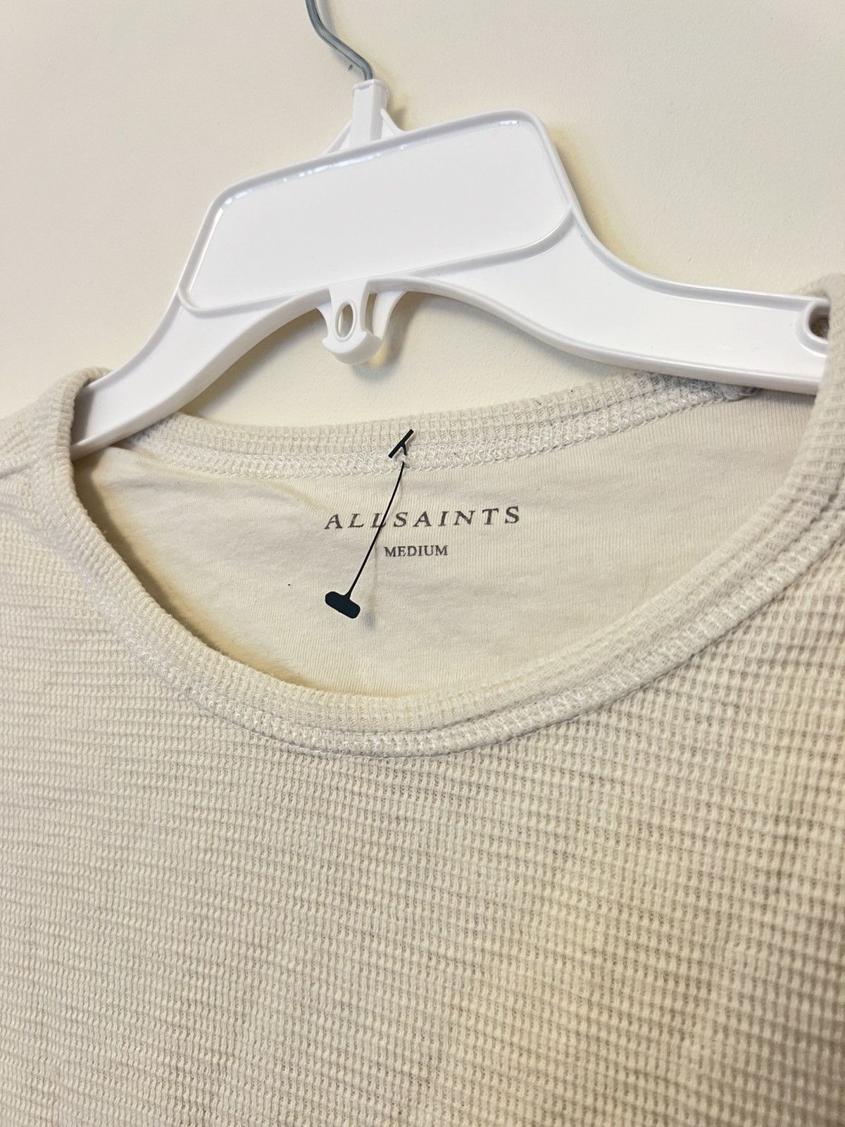 Allsaints Allsains Waffle Texture Long Sleeve Size US M / EU 48-50 / 2 - 2 Thumbnail