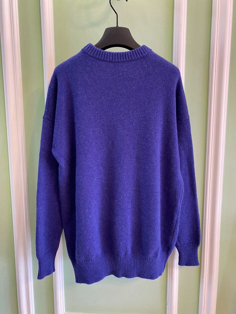 Loewe LOEWE Water droplet logo, blue knitted sweater Size XS / US 0-2 / IT 36-38 - 5 Thumbnail