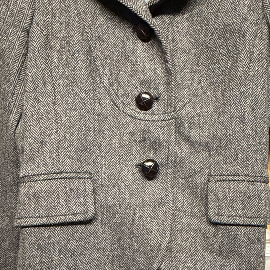 J.Crew J. Crew Herringbone Wool Blazer | EUC | Sz 0 Size XS / US 0-2 / IT 36-38 - 4 Thumbnail