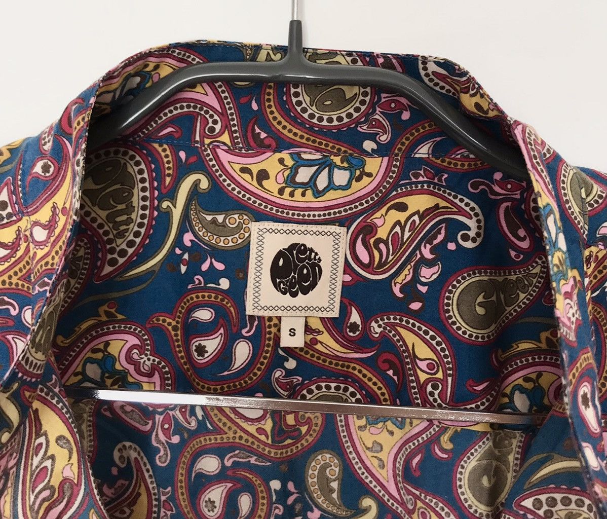 Pretty Green Pretty Green Paisley Button Shirt Mens Sz S Size US S / EU 44-46 / 1 - 5 Thumbnail