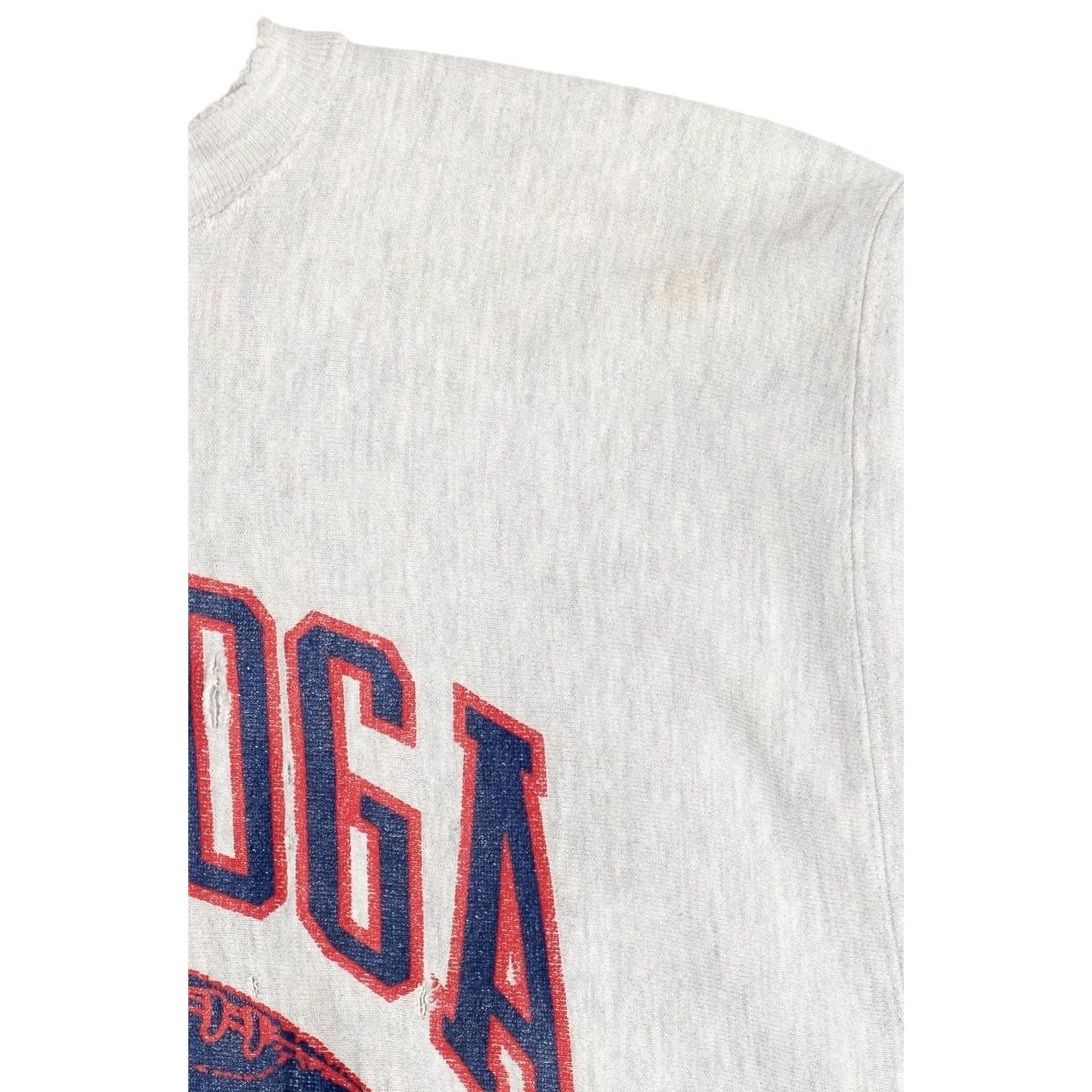 Champion VINTAGE Champion Saratoga Football Reverse Weave Sweatshirt 1990s X-Large Grey Boys? Mens? Size US XL / EU 56 / 4 - 4 Thumbnail