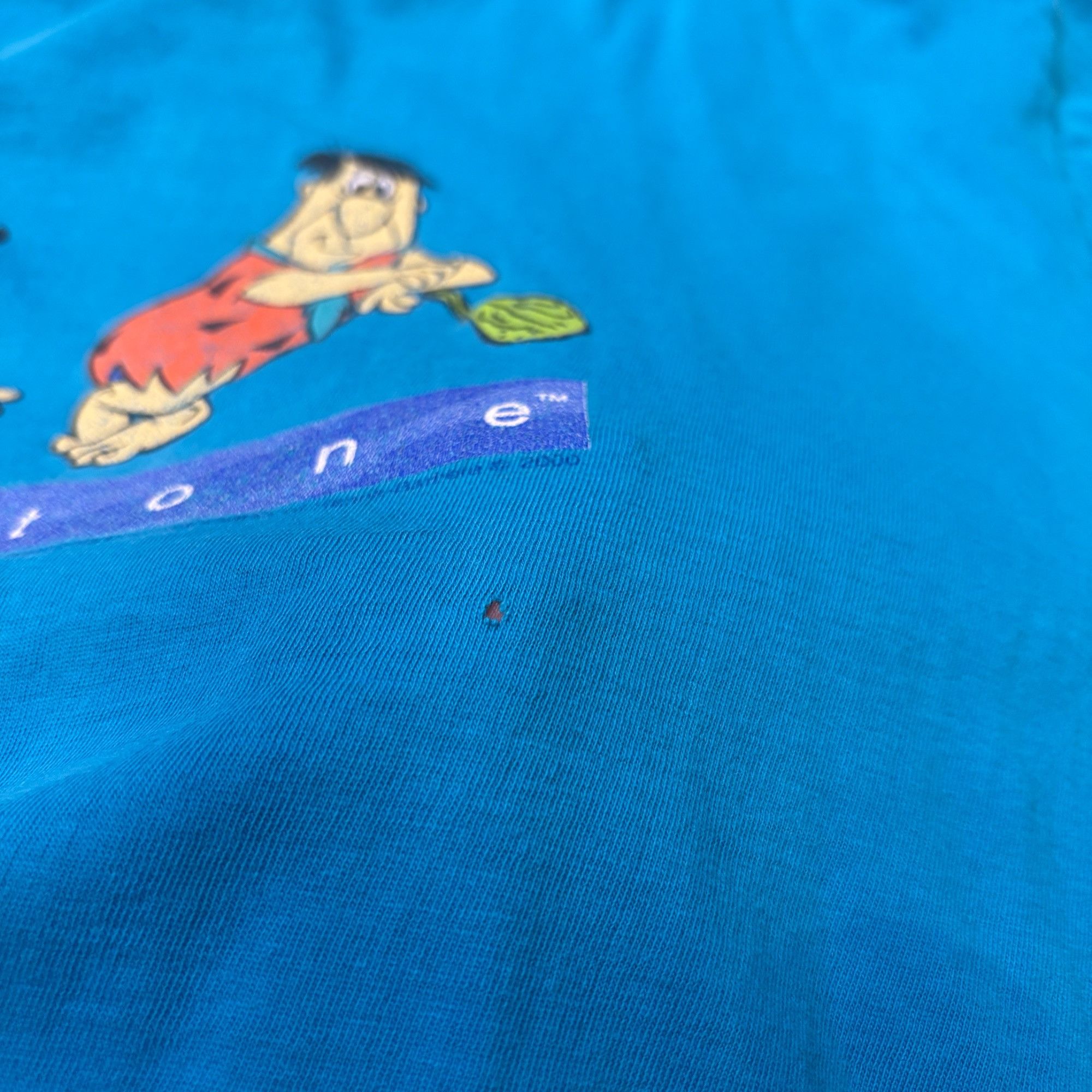 Vintage M - Vintage Rare Fred Flintstone Blue Graphic T Size US M / EU 48-50 / 2 - 5 Thumbnail