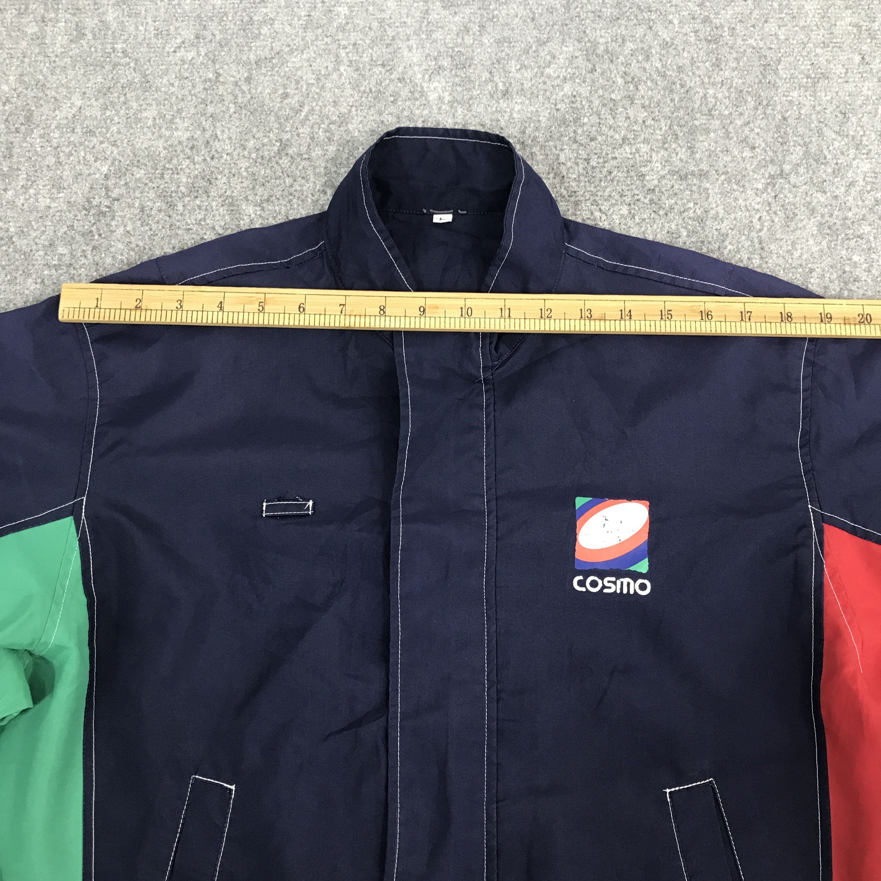 Japanese Brand cosmo auto servise staff racing jacket Size US XL / EU 56 / 4 - 5 Thumbnail