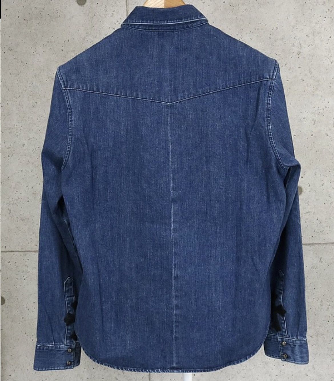 Chrome Hearts Chrome Hearts Leather cross patch western denim shirts Size US L / EU 52-54 / 3 - 2 Thumbnail