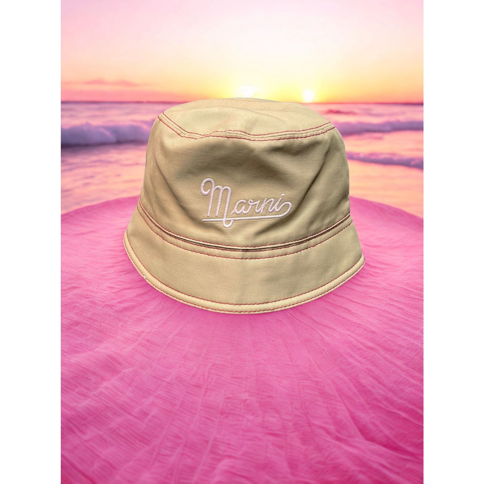 Marni Marni Embroidered Bucket Hat NWT Size ONE SIZE - 1 Thumbnail
