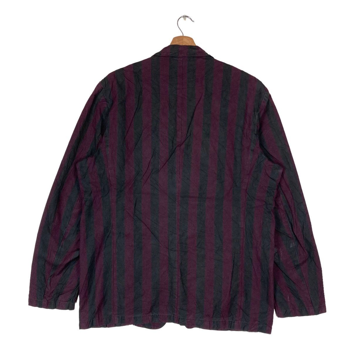 agnes b. Vintage Agnes B Homme Paris Checkered Design Flat Button Size US L / EU 52-54 / 3 - 4 Thumbnail