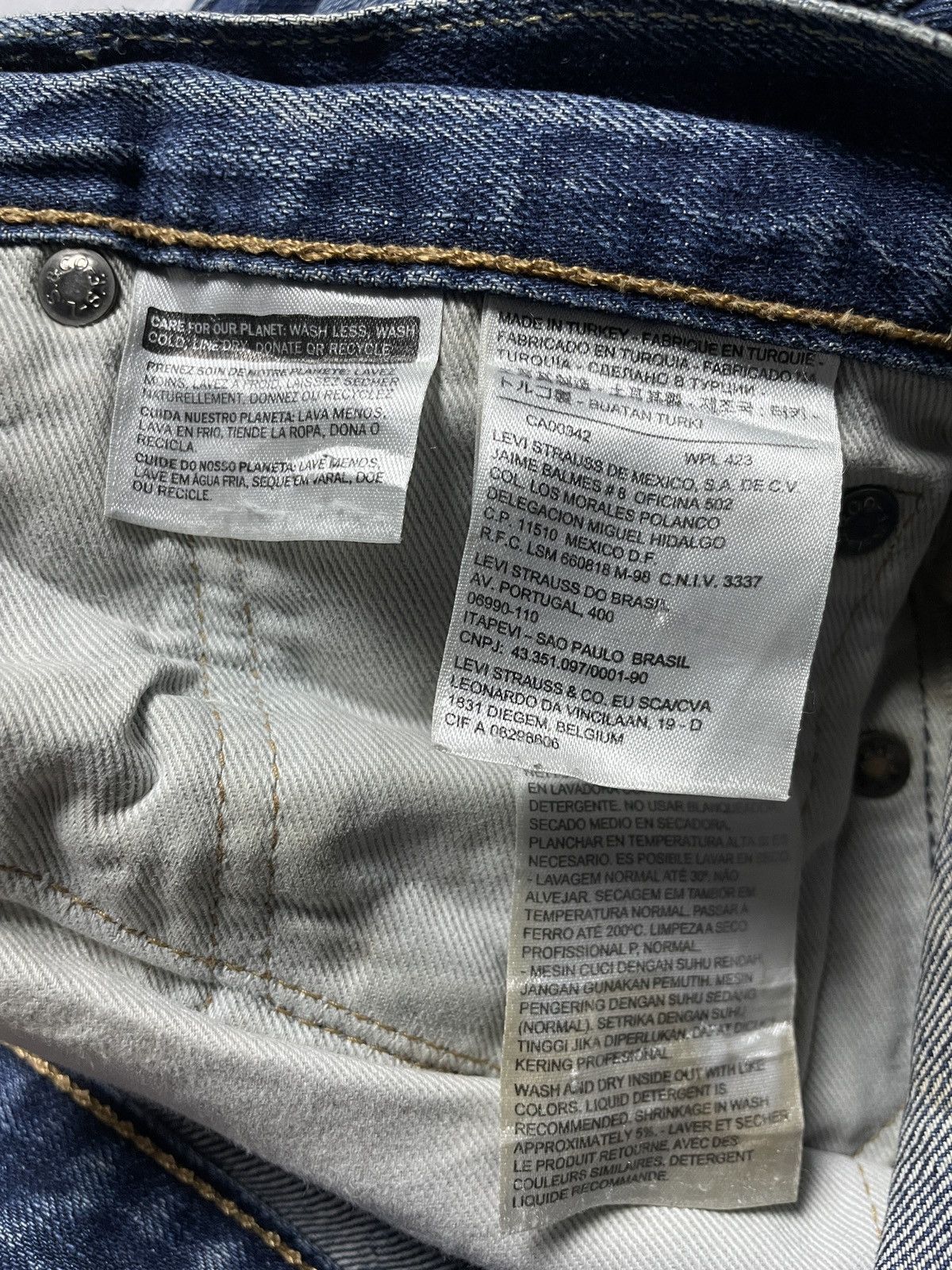 Levi's Made & Crafted Levi’s 511 Selvedge Slim Denim Pants Size US 30 / EU 46 - 4 Thumbnail