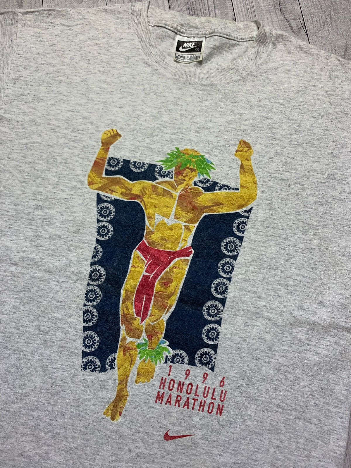 Nike × Vintage Nike Honolulu marathon 1996 vintage T-shirt rare Size S Size US S / EU 44-46 / 1 - 2 Thumbnail