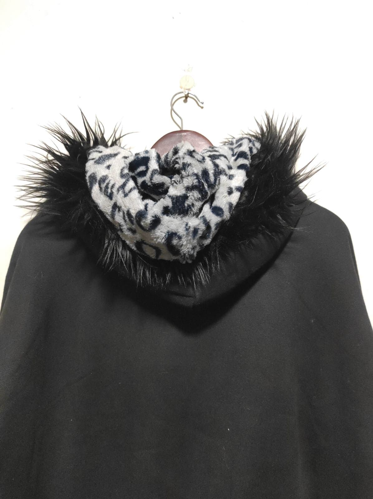 Japanese Brand She's Big Leopard double later zip fur hoodie LGB style vkei Size US M / EU 48-50 / 2 - 20 Thumbnail