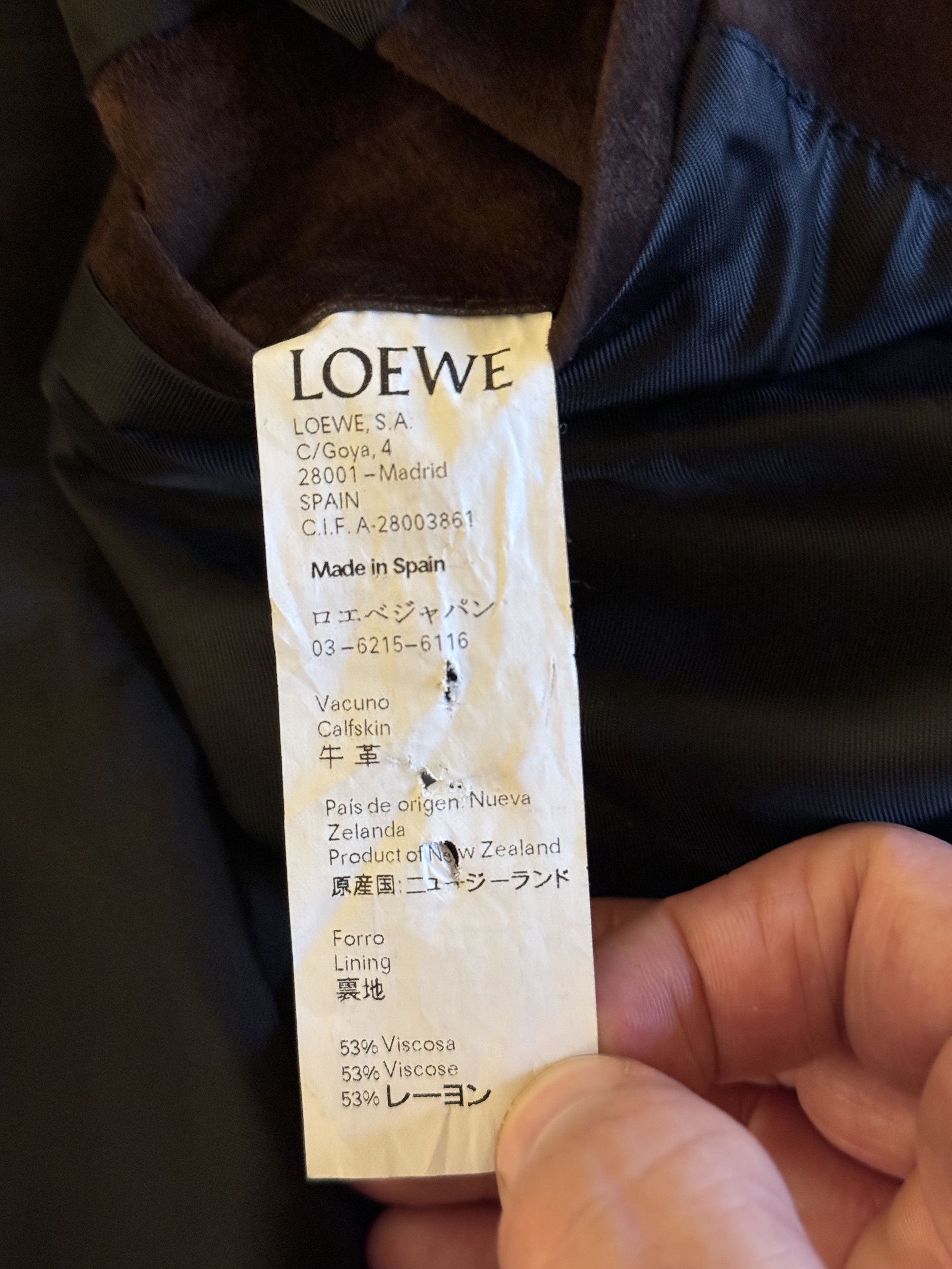 Loewe Collector Piece, Rare LOEWE JW Anderson Suede Biker Size US M / EU 48-50 / 2 - 20 Thumbnail