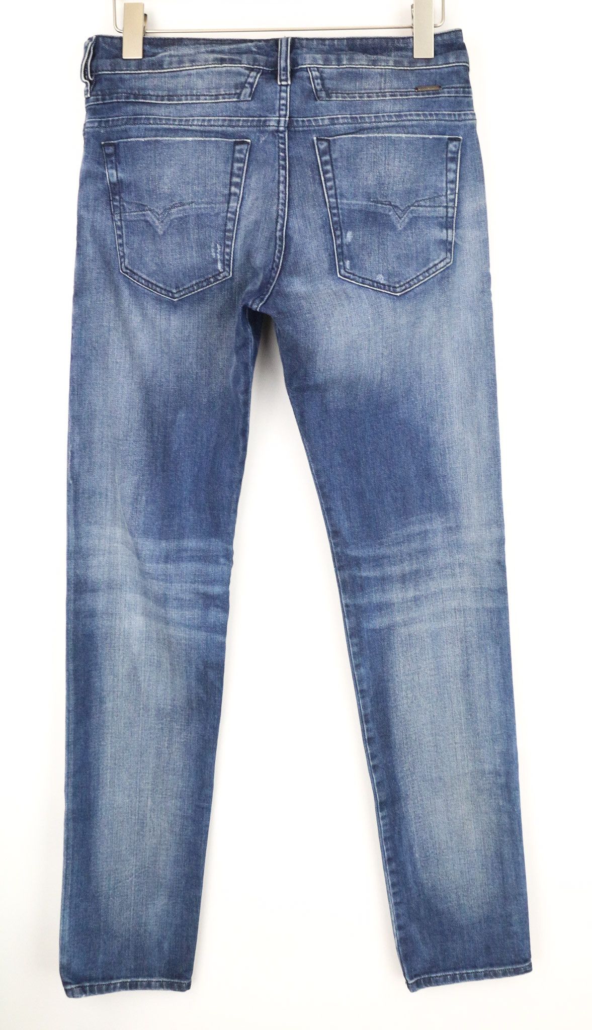 Diesel D-BAZER 084DD W29/L34 Distressed Stretch Jeans 74359 Size US 29 - 2 Thumbnail