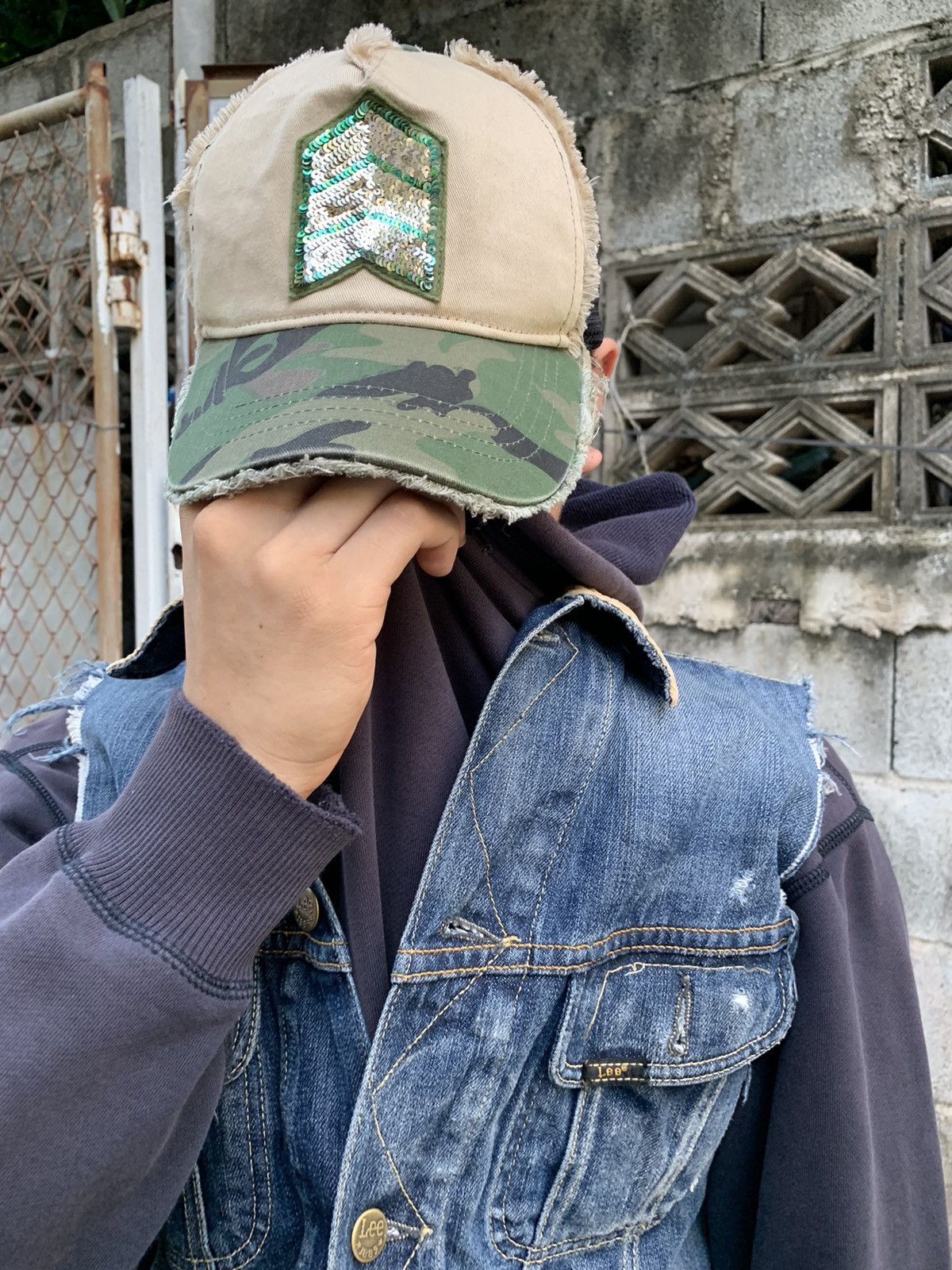 Designer × Japanese Brand Military Rank Yoshinori Kotake Parody Hat/Truckerhat. Size ONE SIZE - 13 Thumbnail