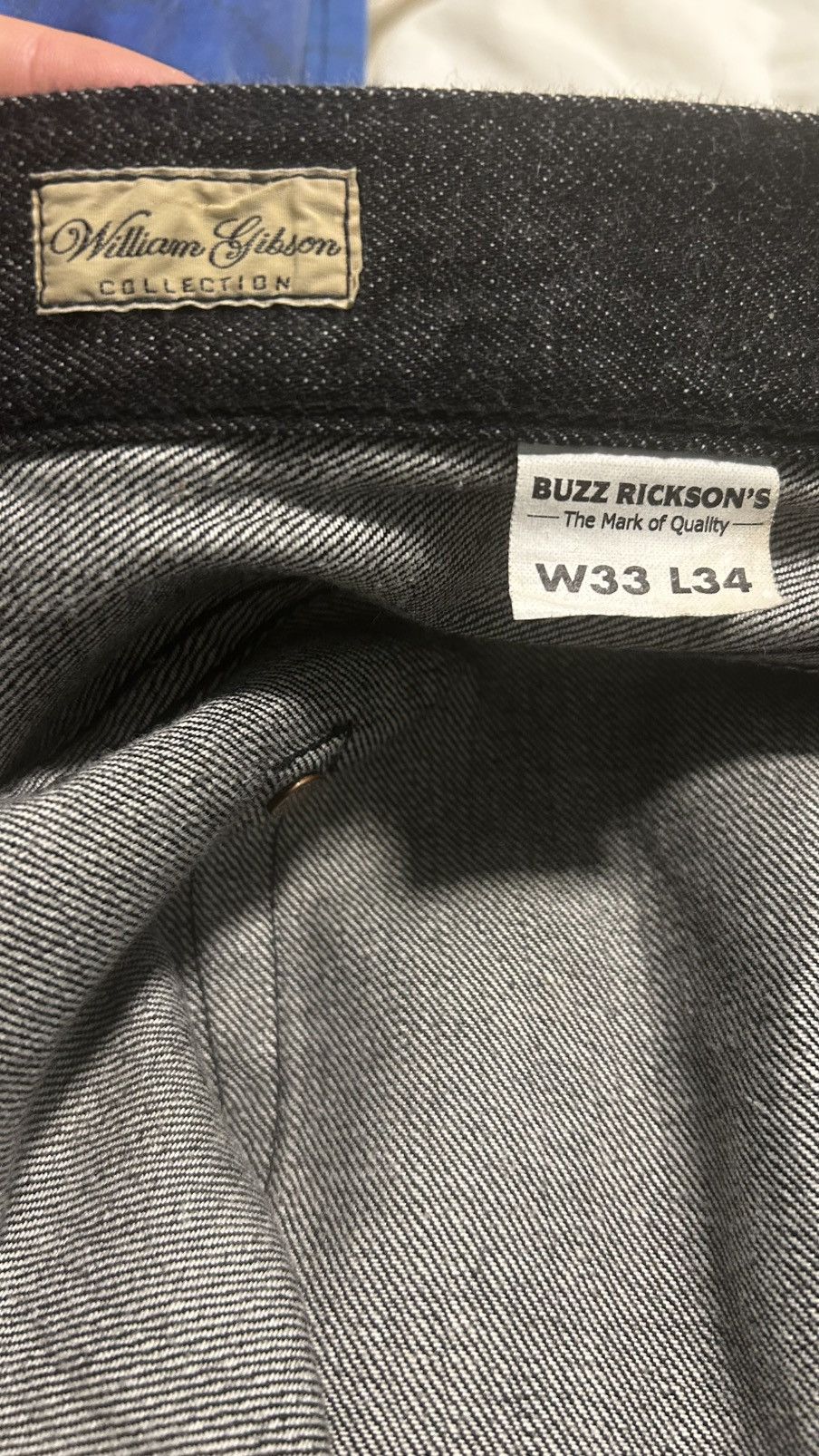 Buzz Rickson's Buzz Rickson William Gibson Collection selvedge denim jeans Size US 33 - 3 Thumbnail