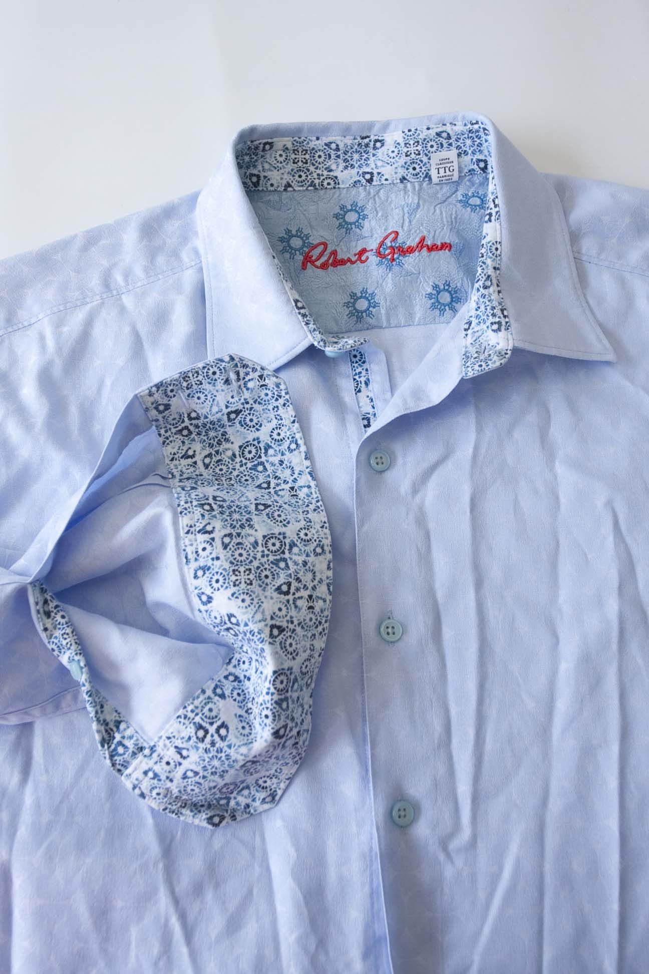 Robert Graham Robert Graham Shirt Size 2XL Blue Circle Size US XXL / EU 58 / 5 - 3 Thumbnail
