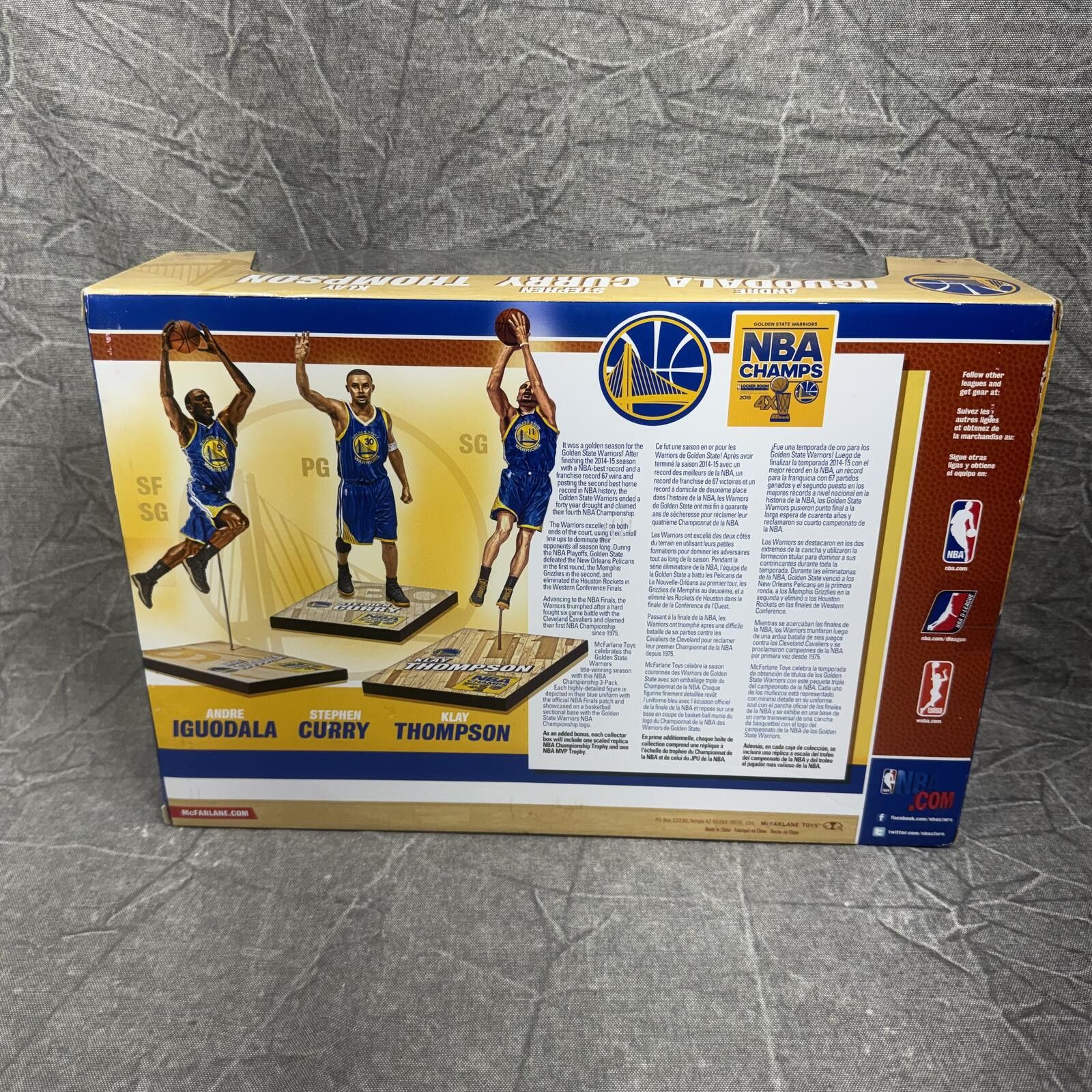 Other McFarlane Figurine 2015 NBA Champion Golden State Warriors Size ONE SIZE - 3 Thumbnail