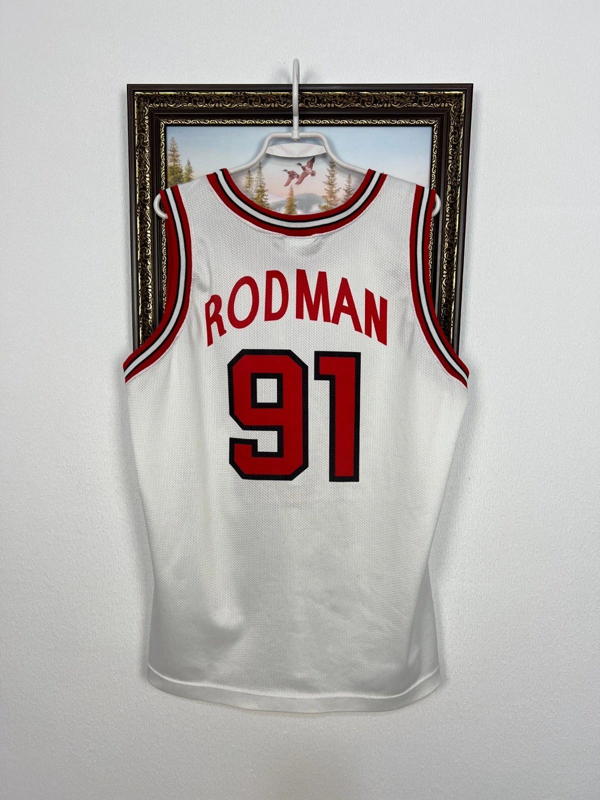 Champion Vintage Champion Chicago Bulls Dennis Rodman Jersey Shirt Size US L / EU 52-54 / 3 - 4 Thumbnail