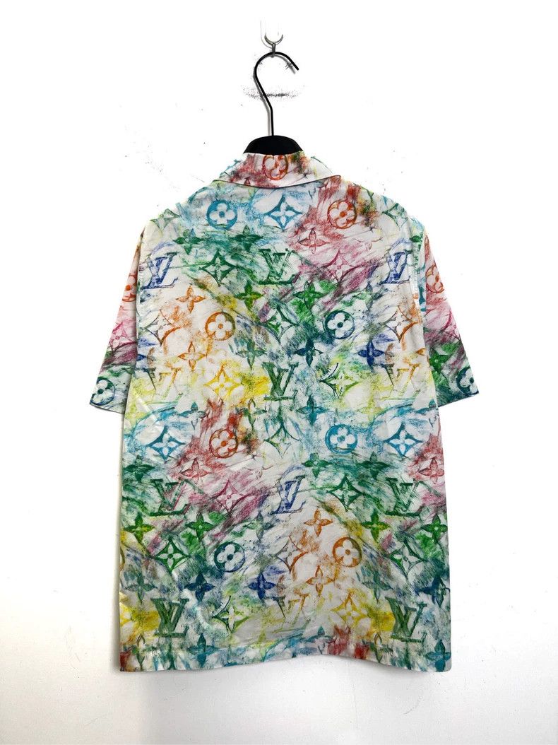 Louis Vuitton Louis Vuitton Crayon Graffiti Short Sleeve Shirt Size US S / EU 44-46 / 1 - 3 Thumbnail