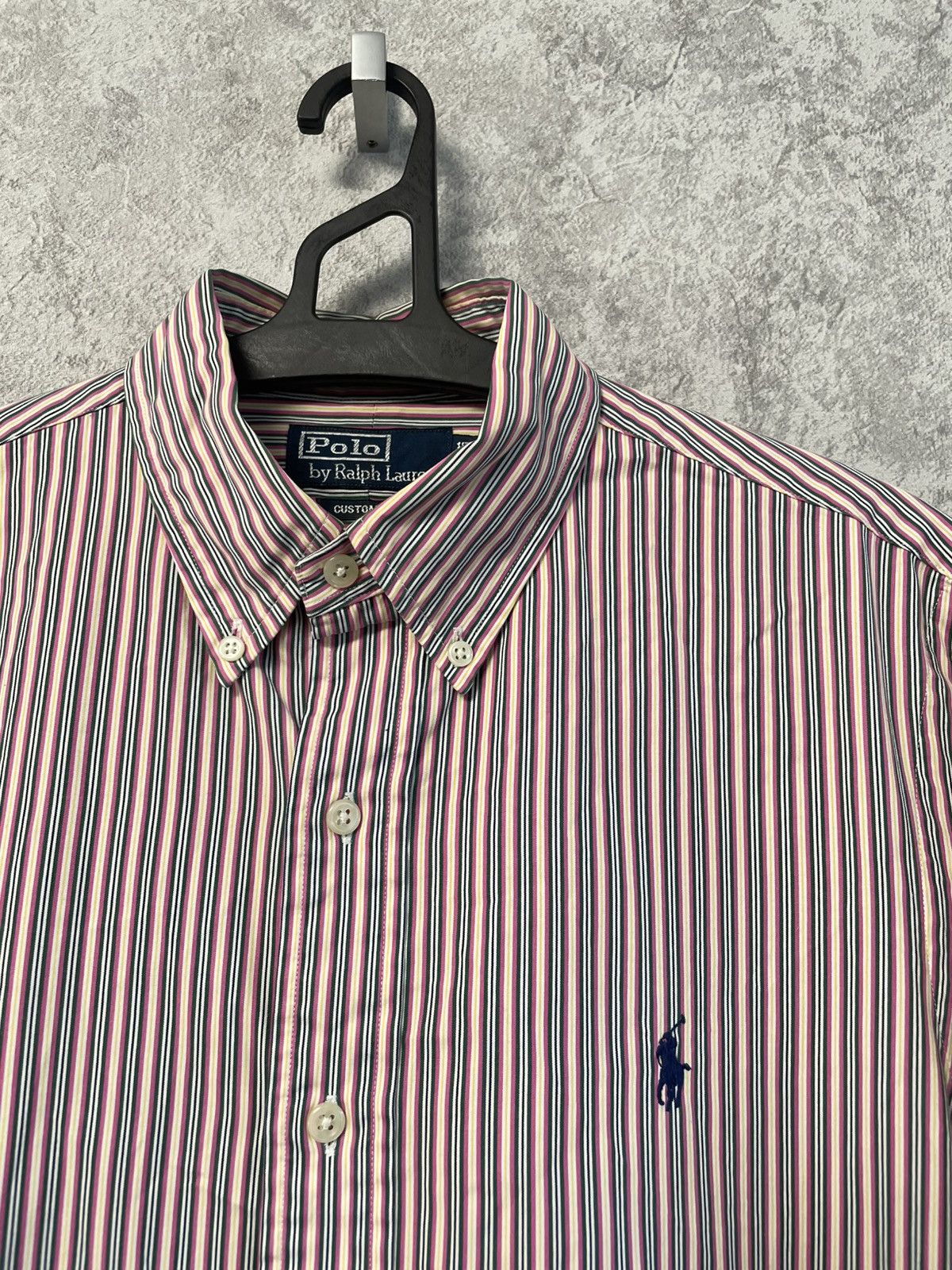 Polo Ralph Lauren Vintage Polo Ralph Lauren Striped Long Sleeve ButtonUp Shirt Size US S / EU 44-46 / 1 - 4 Thumbnail
