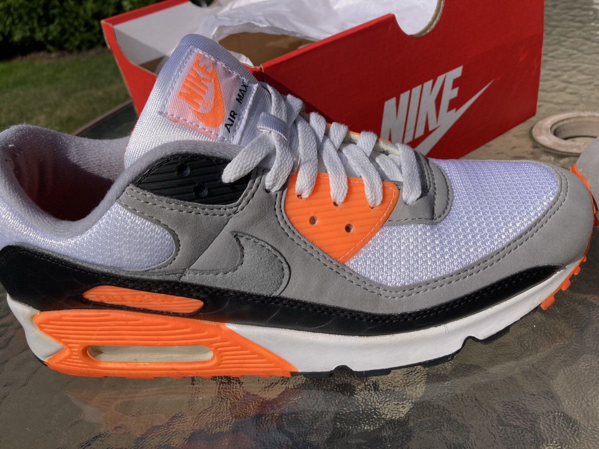 Nike Nike Air Max 90 Recraft Total Orange Size US 11 / EU 44 - 6 Thumbnail