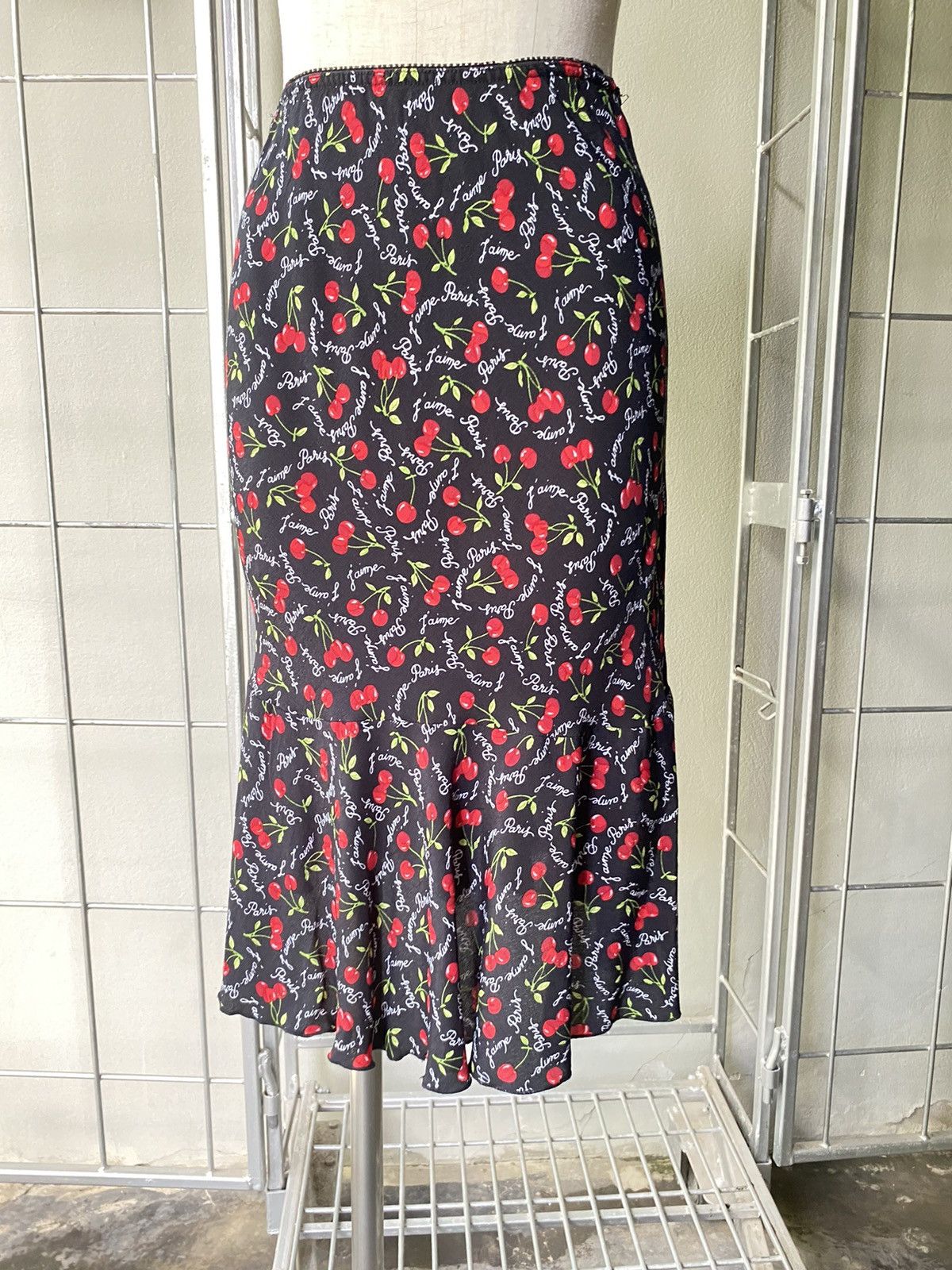 Morgan Homme Morgan Y2K cherry printed skirt Size 22" - 5 Thumbnail