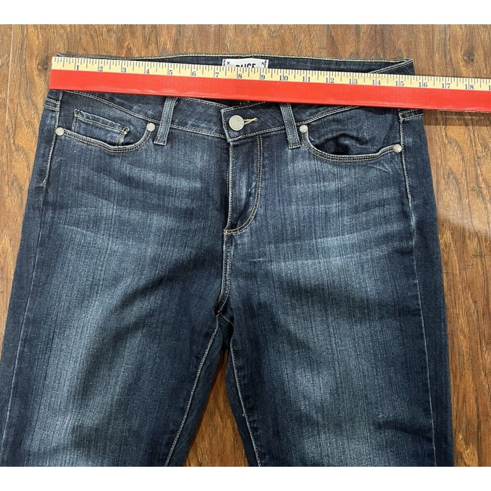 Paige Paige Jeans Womens 31 x 26 Verdugo Ankle Skinny Notthingham Size 31" - 3 Thumbnail