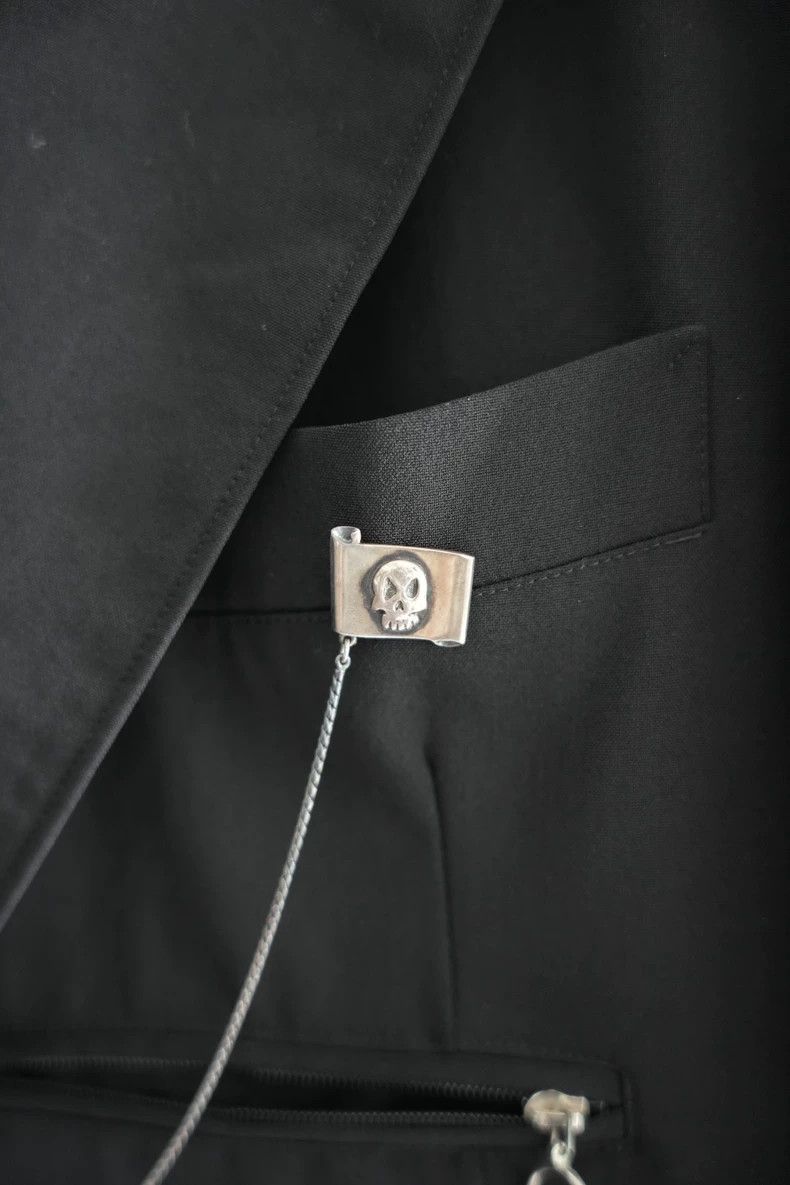 Yohji Yamamoto Yohji Yamamoto 05 aw chain sterling silver brooch 2502-Next Size ONE SIZE - 6 Thumbnail