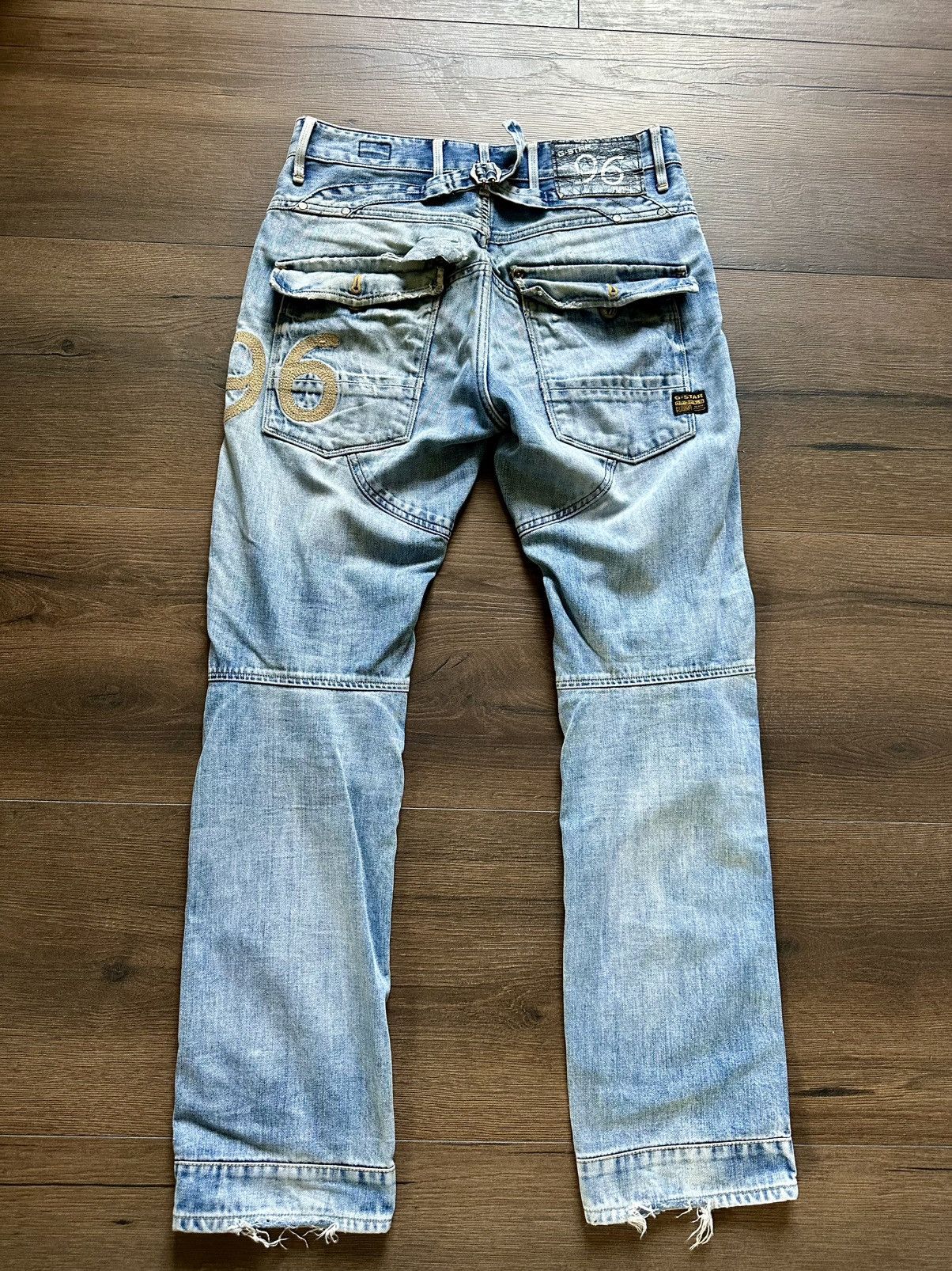 G-Star Vintage Gstar Raw Distressed Y2K Jeans 96 Logo Size US 34 / EU 50 - 2 Thumbnail