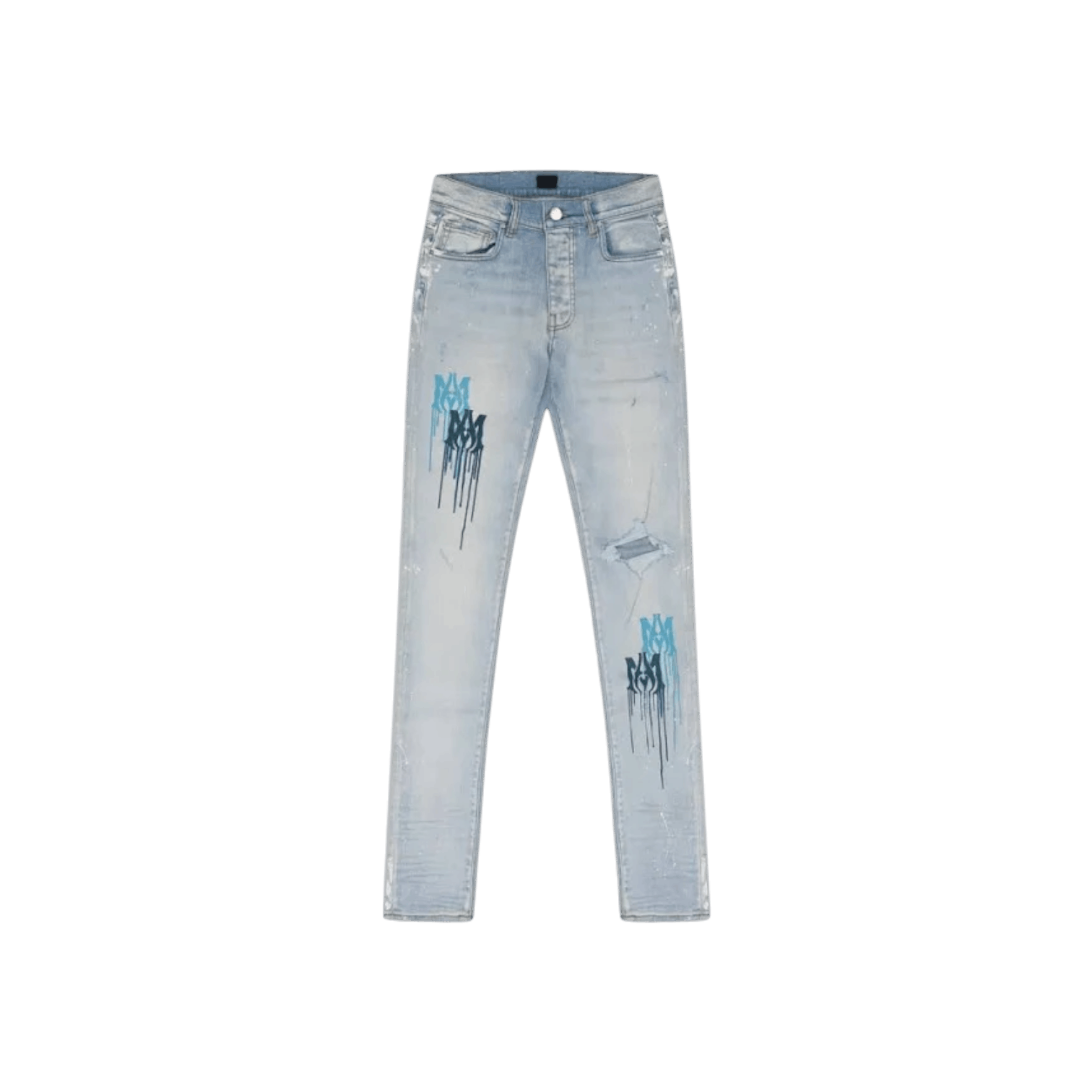 Amiri Amiri 'MA Drip' Blue Jeans Size US 29 - 1 Preview