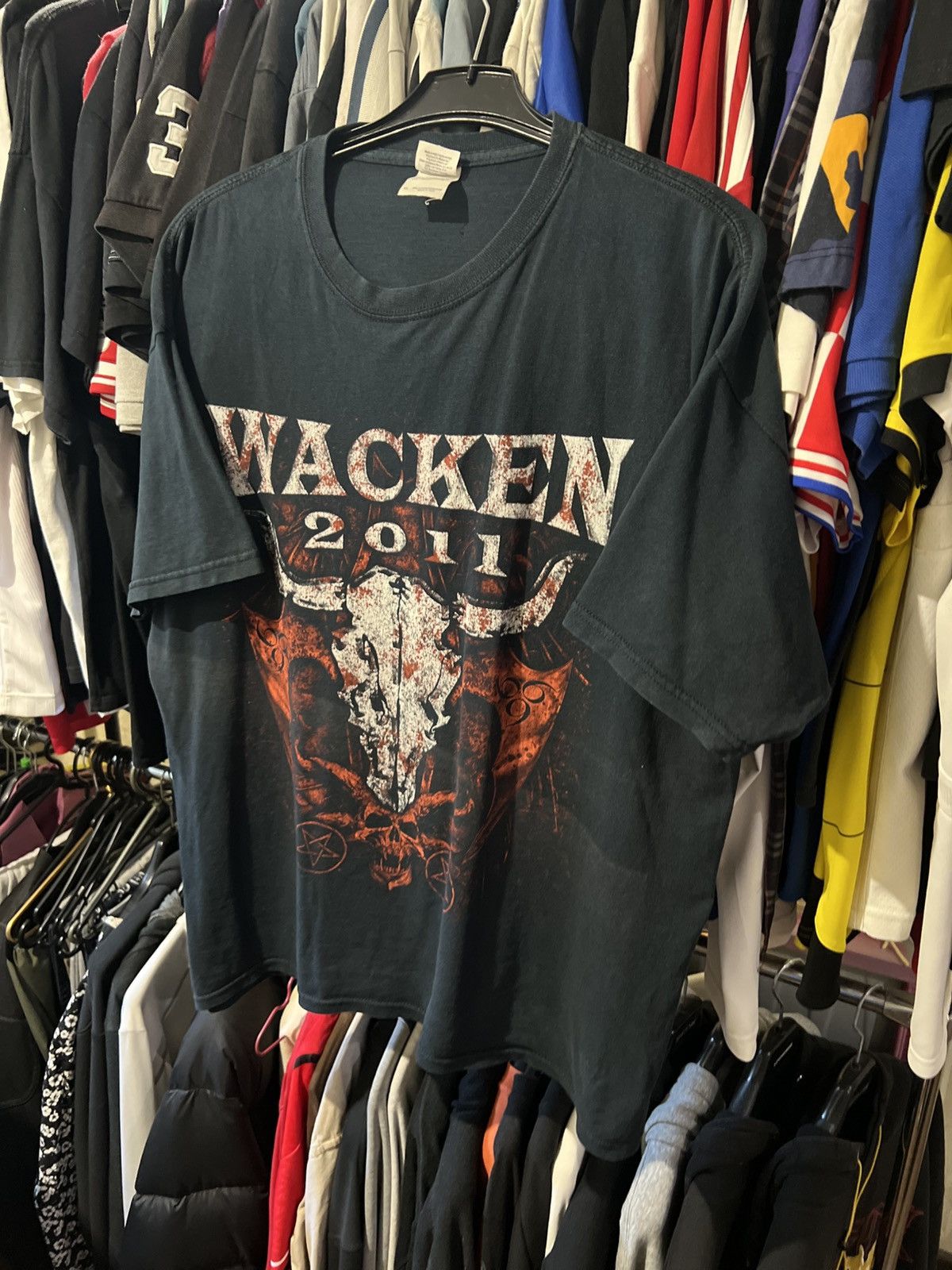 Band Tees × Vintage 2011 VINTAGE WACKEN AOP BAND TOUR T SHIRT ROCK METAL SIZE XL Size US XL / EU 56 / 4 - 1 Thumbnail