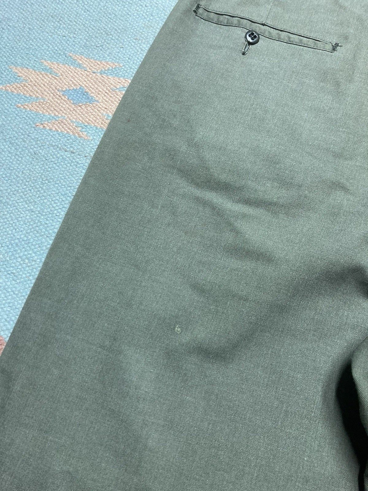Sears × Vintage 70s work pants chino twill sears workwear wide talon 35x30 Size US 35 - 10 Thumbnail