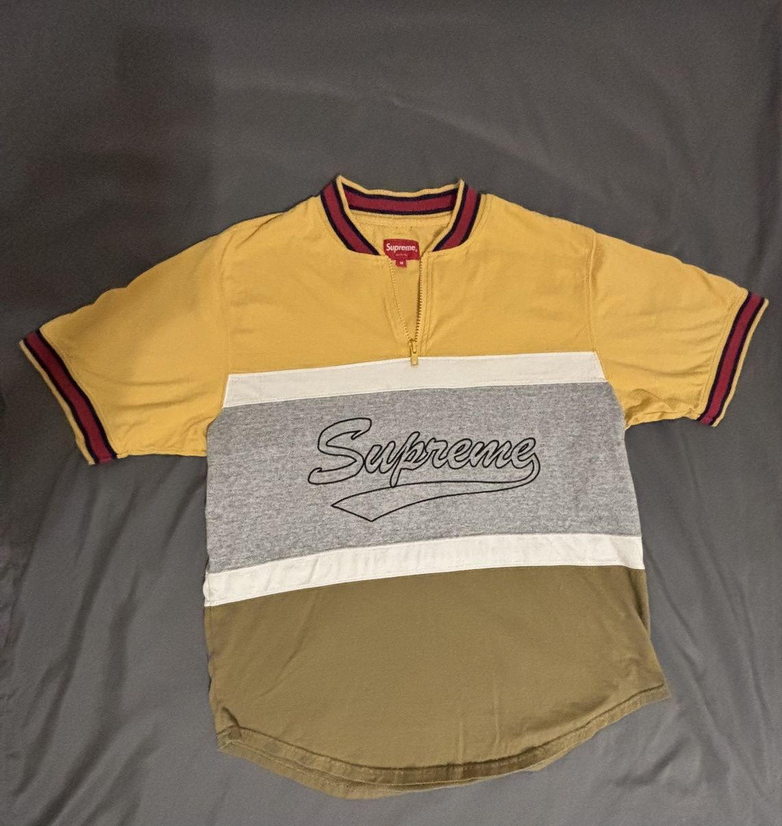 Supreme Supreme Tri-Color Baseball Tee Size US M / EU 48-50 / 2 - 1 Thumbnail
