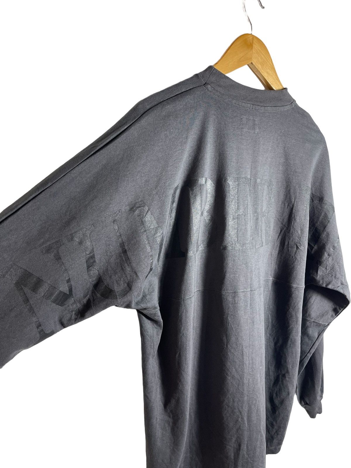 Japanese Brand Number nine Spell out Big logo long sleeve shirt Size US L / EU 52-54 / 3 - 3 Thumbnail