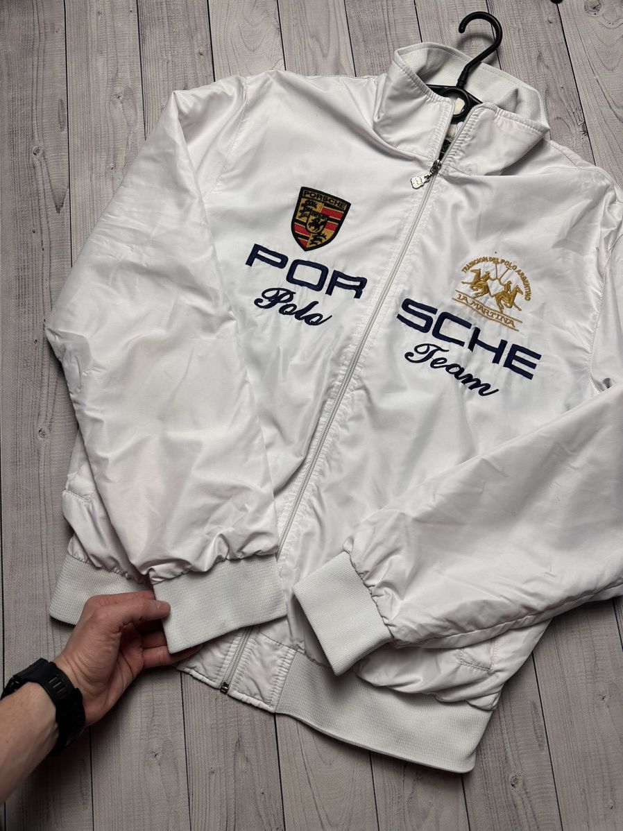 Porsche Design × Vintage Vintage L A Martina Porsche racing jacket size L logo Size US L / EU 52-54 / 3 - 11 Thumbnail