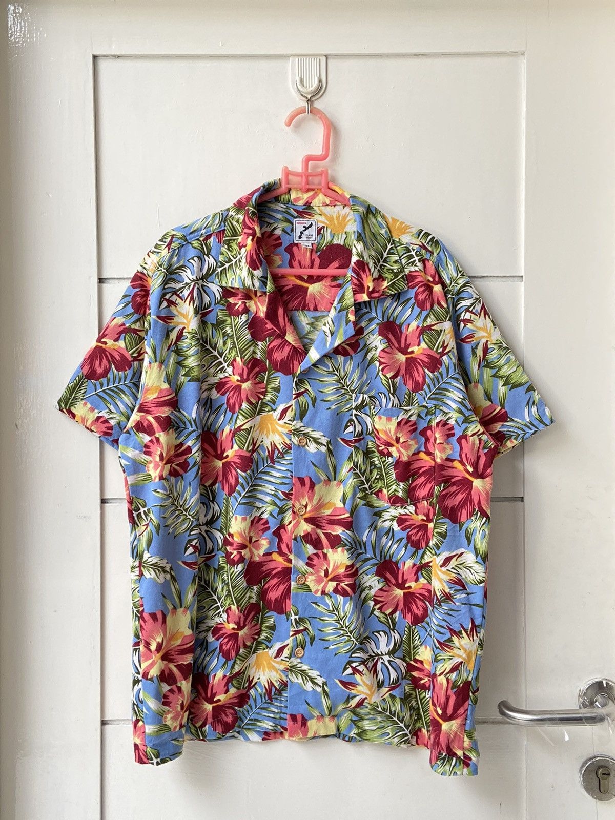 Designer × Japanese Brand OKINAWA Flower Motive Hawaii Shirt Size US M / EU 48-50 / 2 - 1 Thumbnail