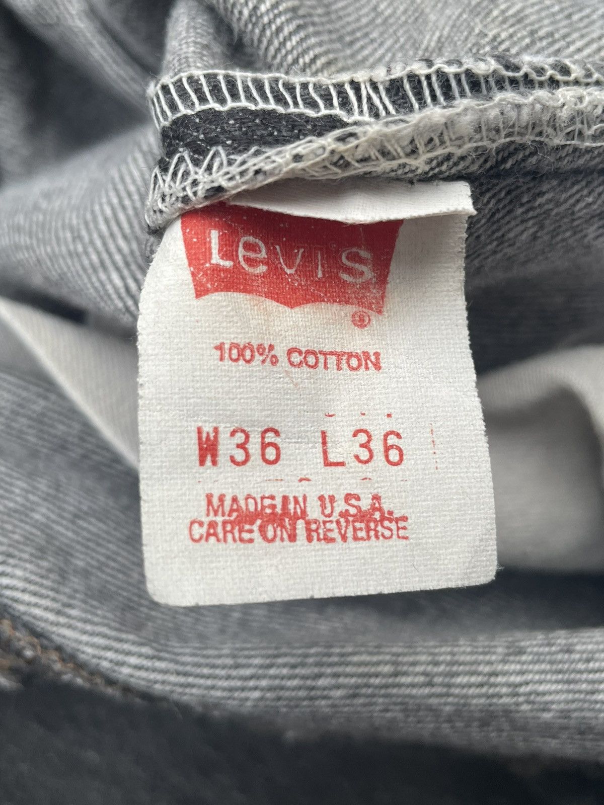 Levi's Vintage 1989 Levis 501 e Size US 35 - 13 Thumbnail