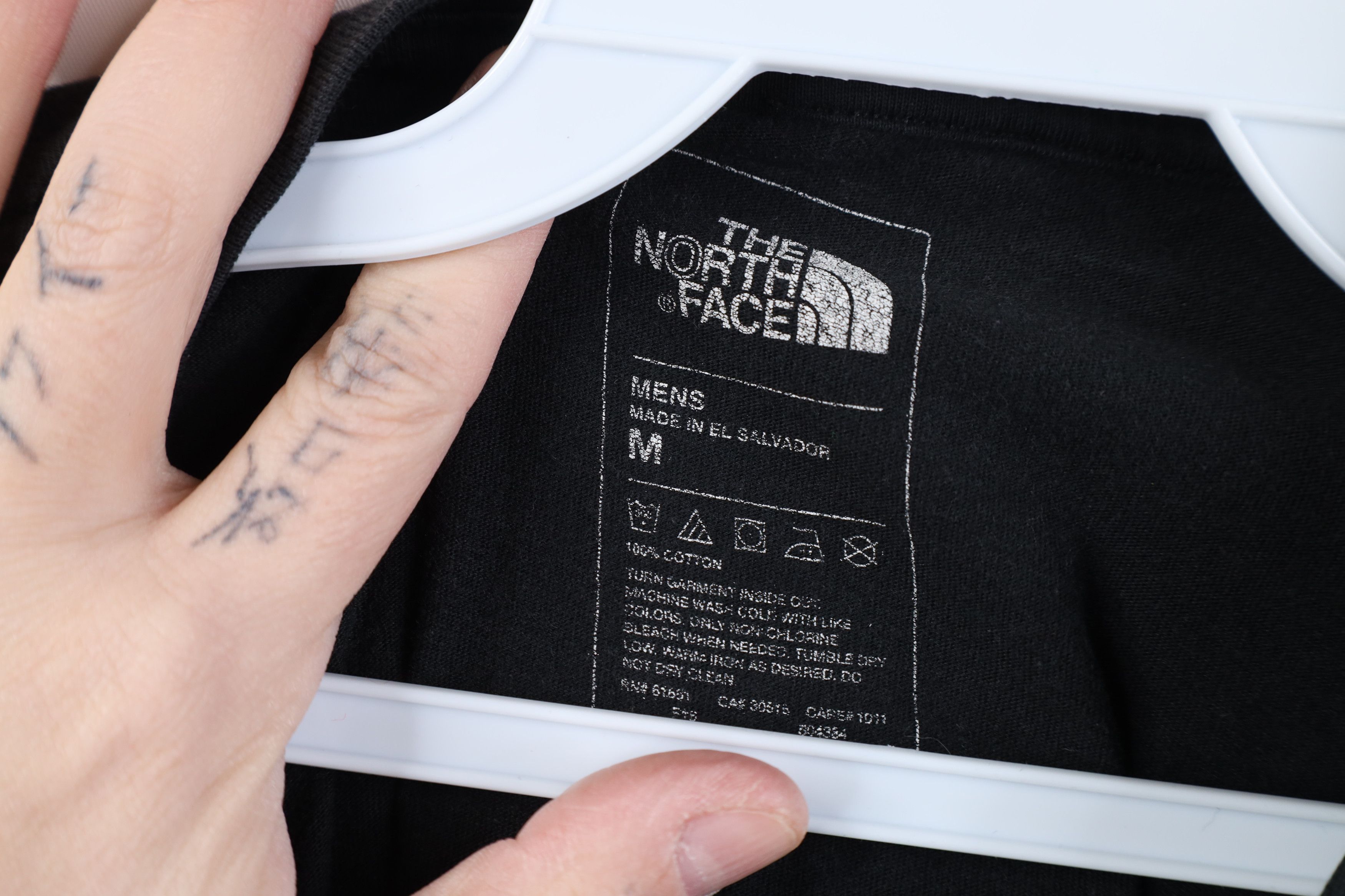 The North Face Vintage Y2K The North Face Triple Black Spell Out T-Shirt Size US M / EU 48-50 / 2 - 6 Thumbnail