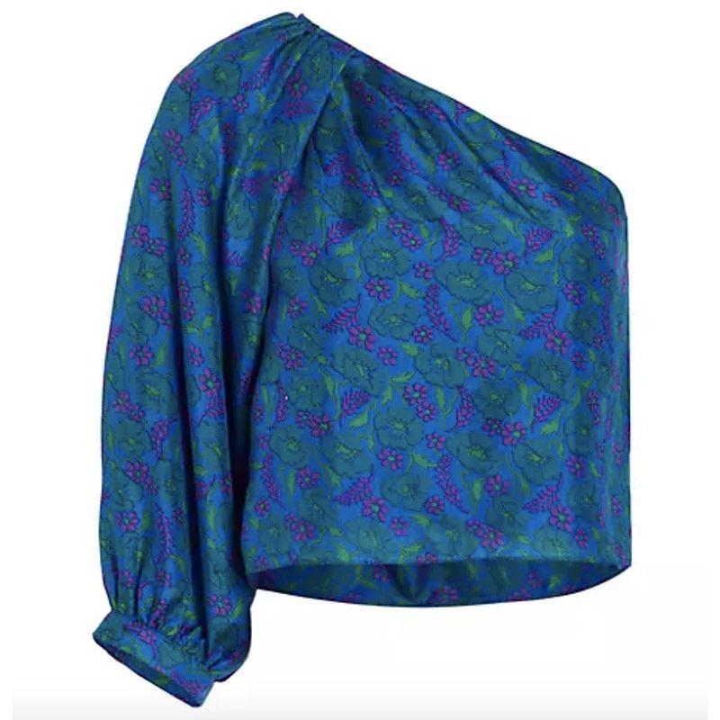 Veronica Beard Veronica Beard Lyric Top in Cobalt Multi size 2 Size XS / US 0-2 / IT 36-38 - 4 Thumbnail