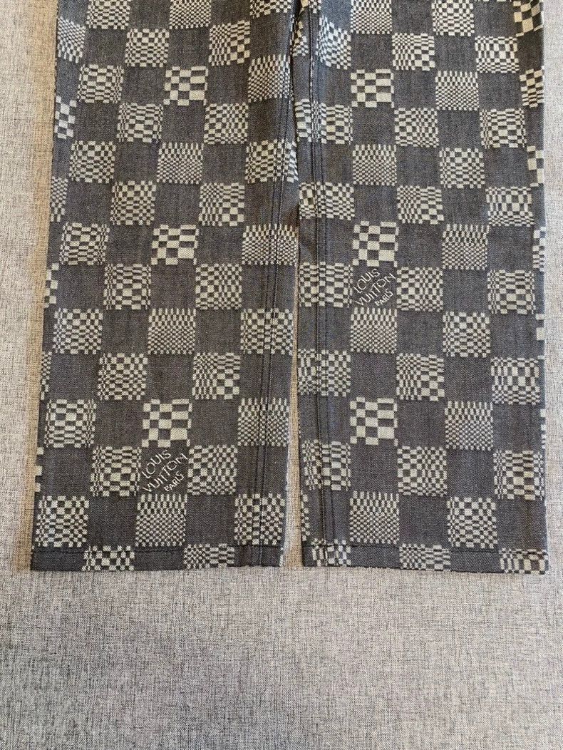 Louis Vuitton Louis Vuitton Gray Checked Mid -2505 Size US 33 - 6 Thumbnail