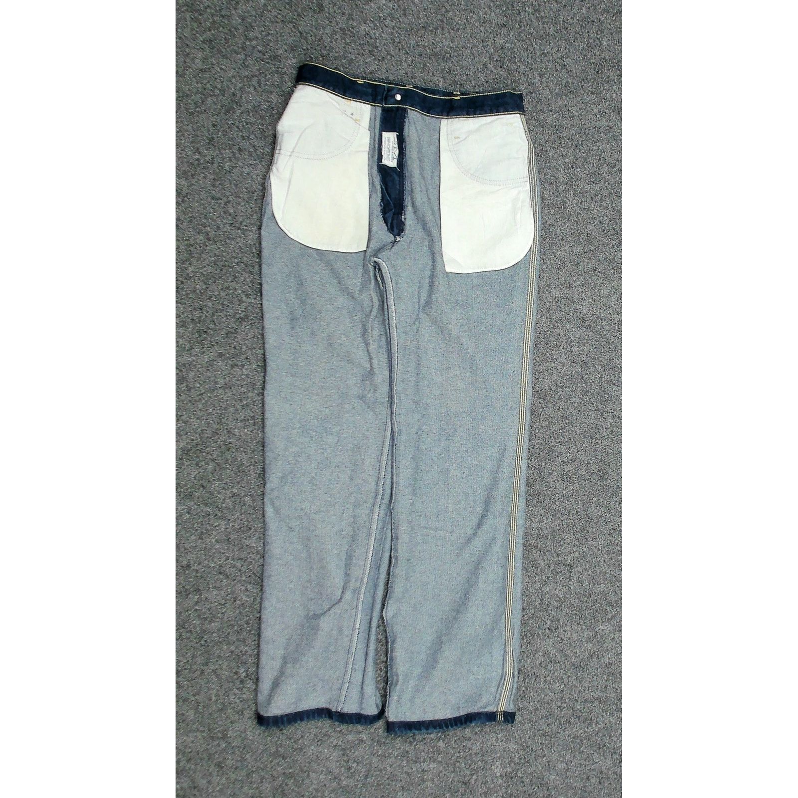 Vintage VTG 70s Maverick Made in USA Dark Wash Talon Zip Denim Jeans Size US 29 - 5 Thumbnail