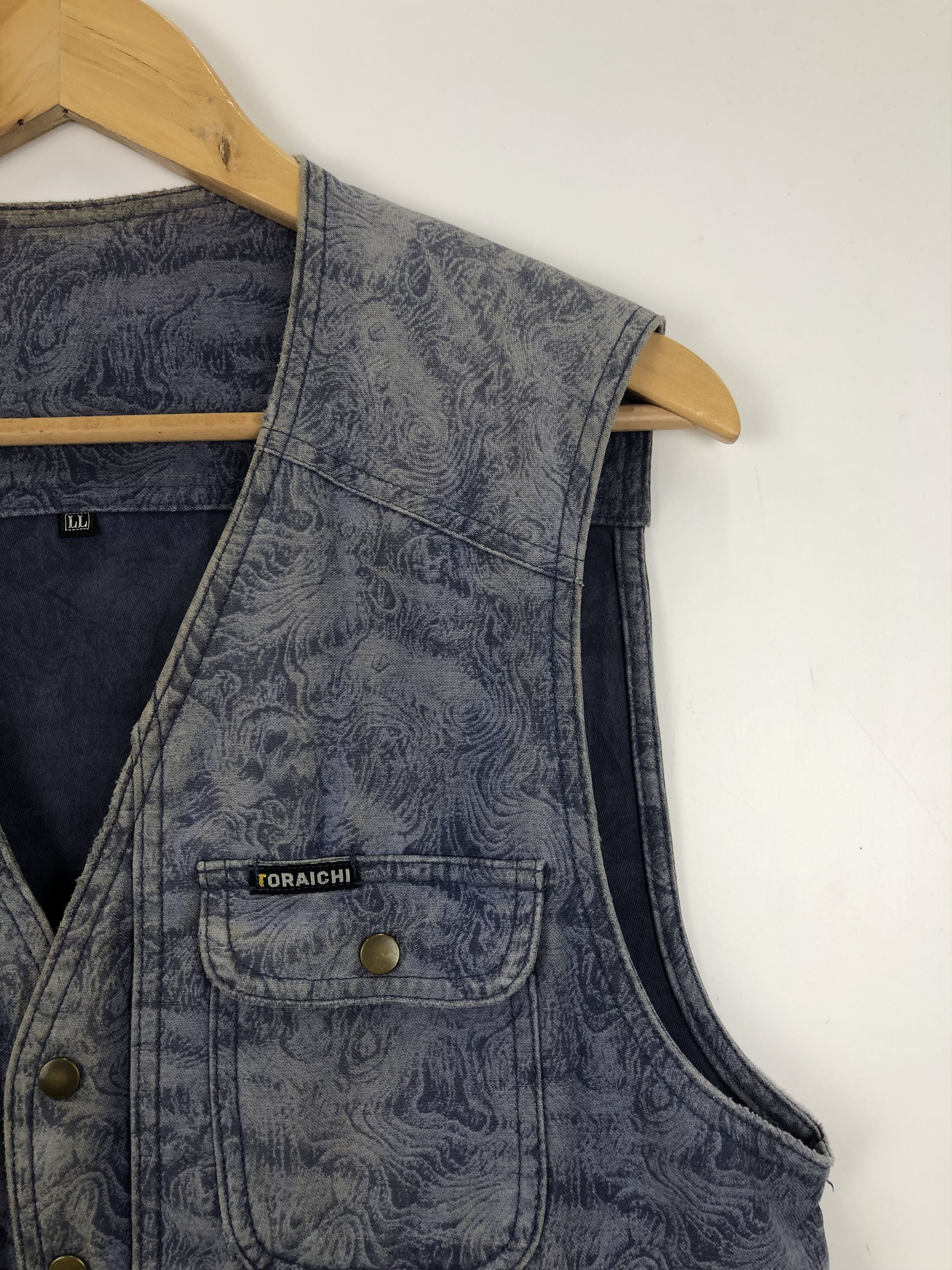 Japanese Brand Vintage Japanese Brand Sleeveless Jacket J0705 Size 38L - 6 Thumbnail