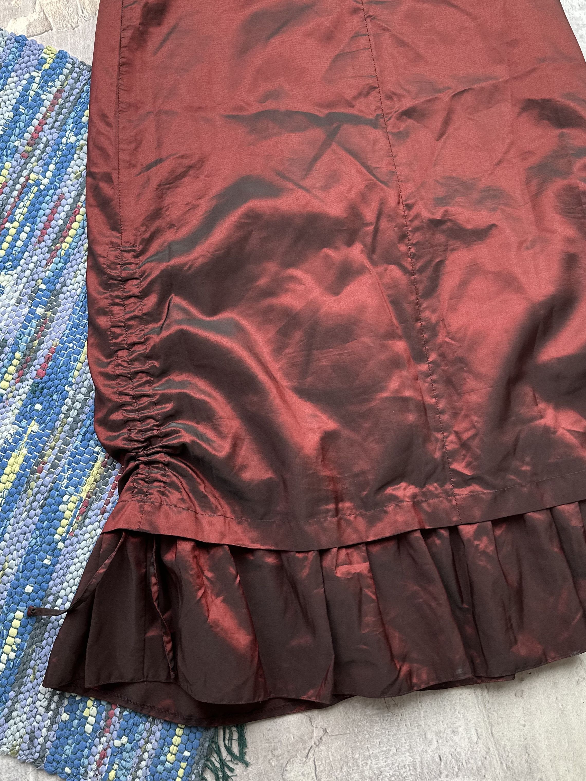 Japanese Brand Vintage Maxi Skirt With Bondage A17D15(150) Size 30" / US 8 / IT 44 - 6 Thumbnail