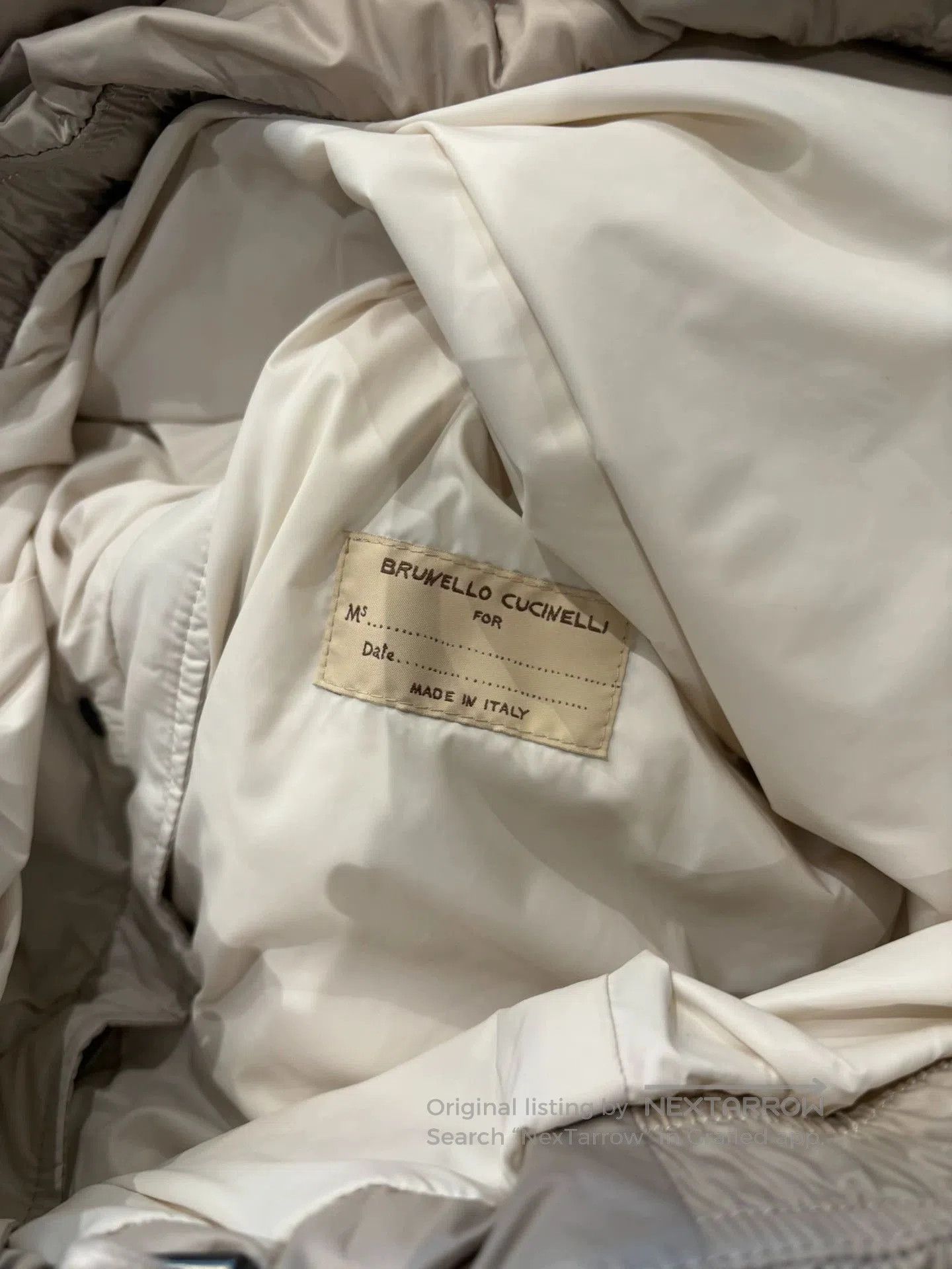 Brunello Cucinelli Brunello Cucinelli Beaded Down Vest. Size US M / EU 48-50 / 2 - 7 Thumbnail