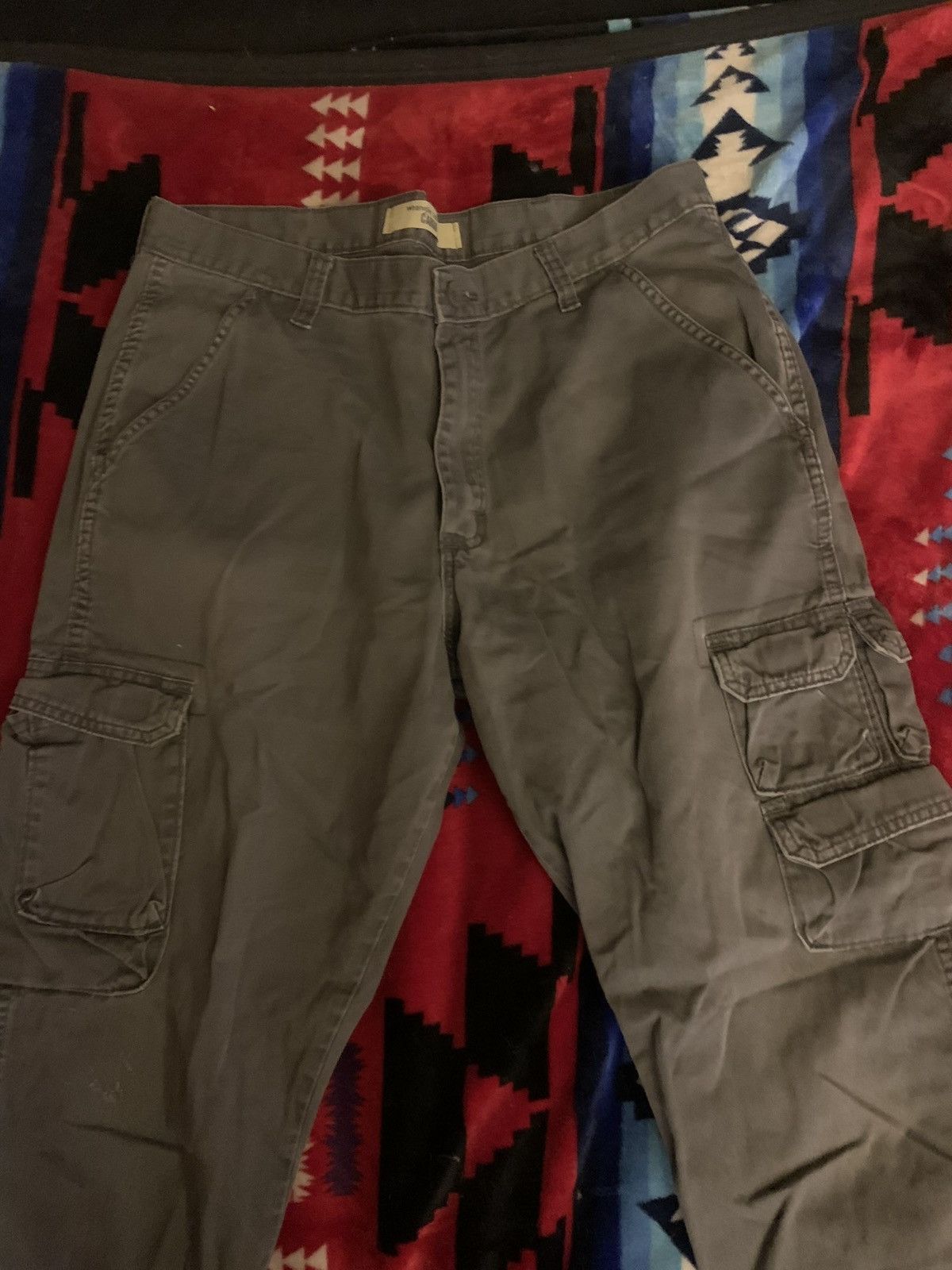 Wrangler Wrangler grey cargo pants Size US 34 / EU 50 - 2 Thumbnail