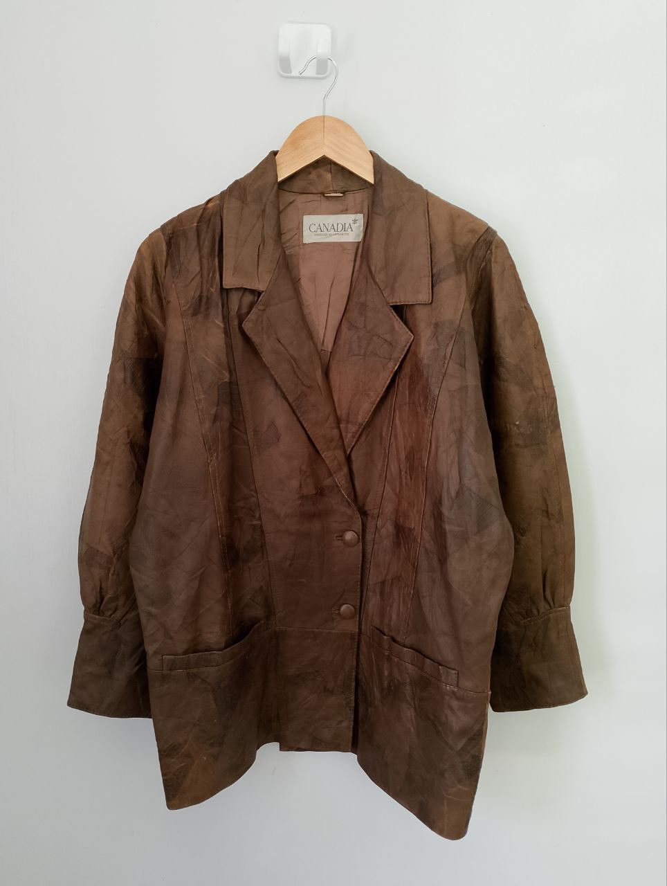Vera Pelle Vintage VERA PELLE Canadia Echt Leder Real Leather Jacket Size US L / EU 52-54 / 3 - 1 Thumbnail