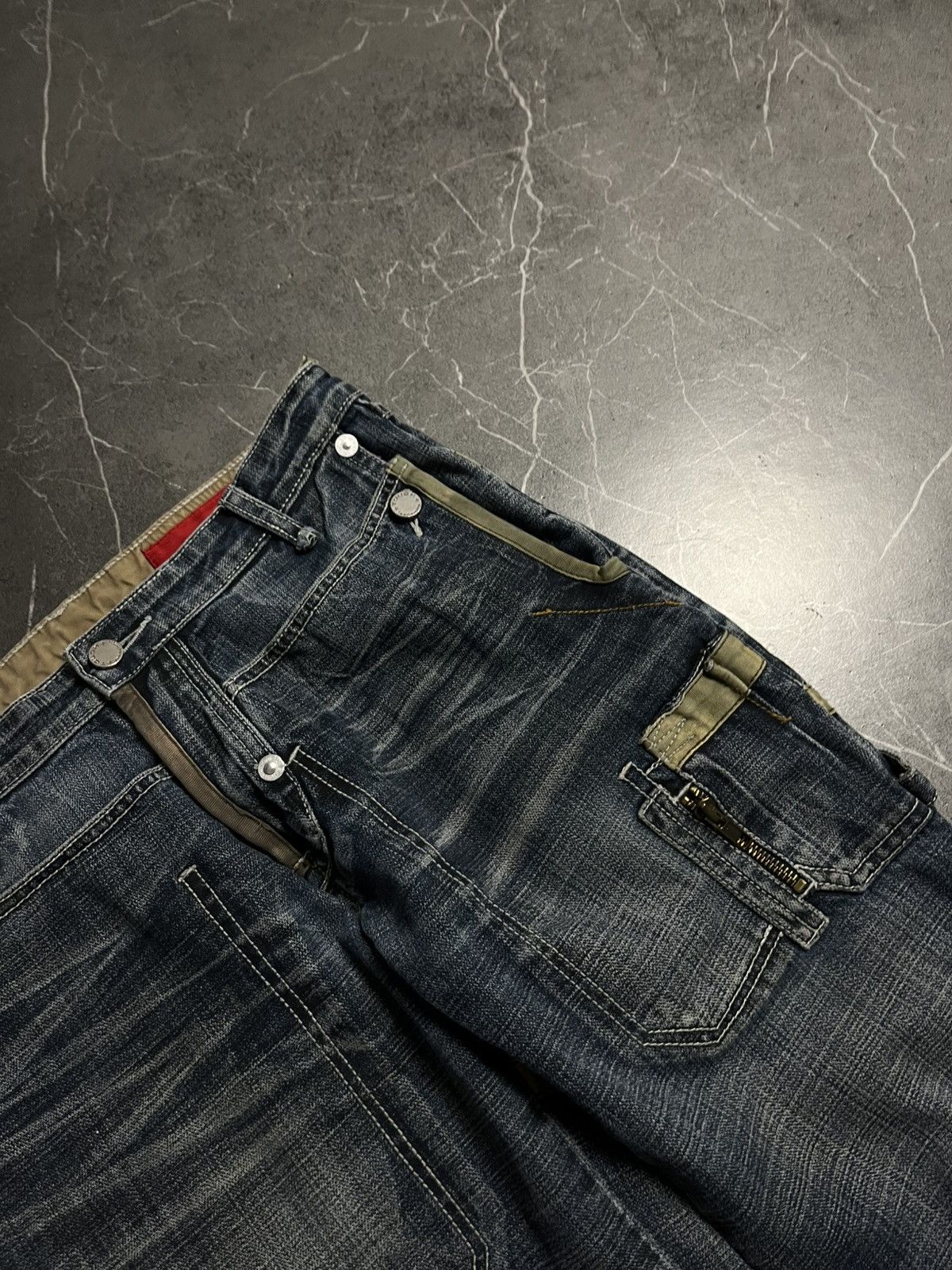 Kapital Tough Jeansmith Japenese streetwear jeans vintage 2000’s Size US 31 - 8 Thumbnail