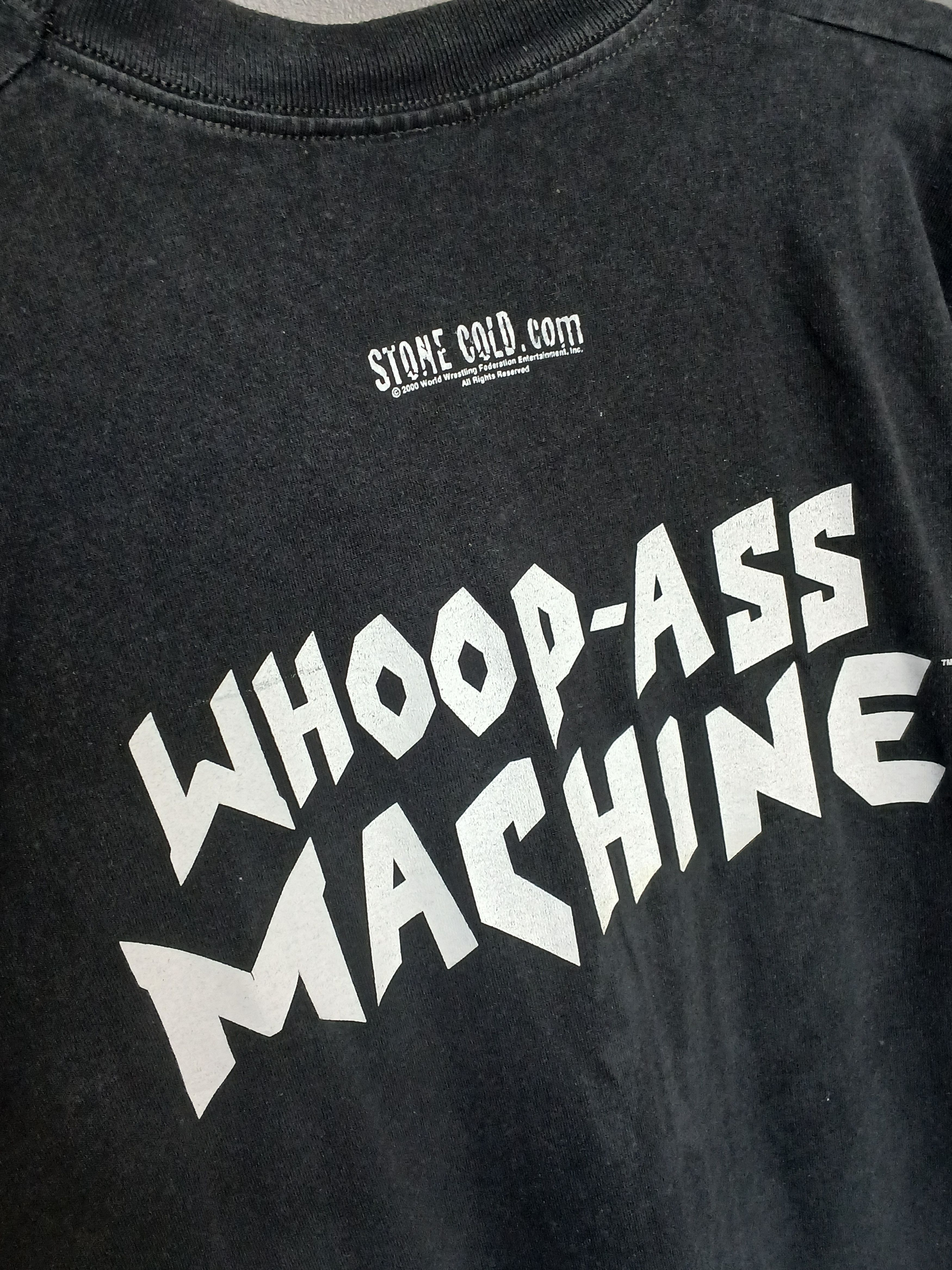 Vintage × WWE × WWF Vintage 2000 WWE Stone Cold Wrestling T-Shirt Size US L / EU 52-54 / 3 - 4 Thumbnail
